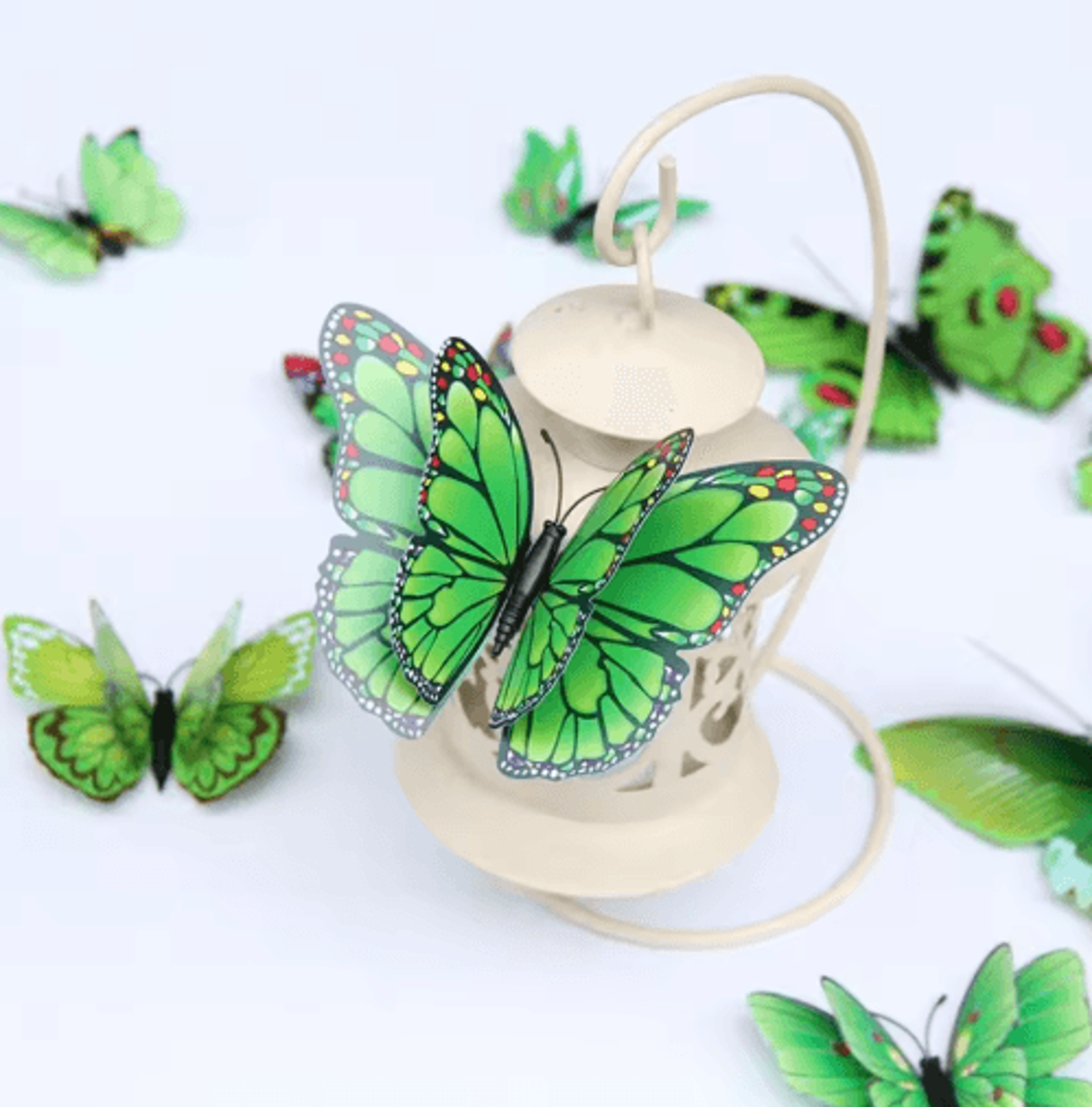 12Piece Colorful 3D Butterfly Wall Stickers For Home And Wedding Decor 12