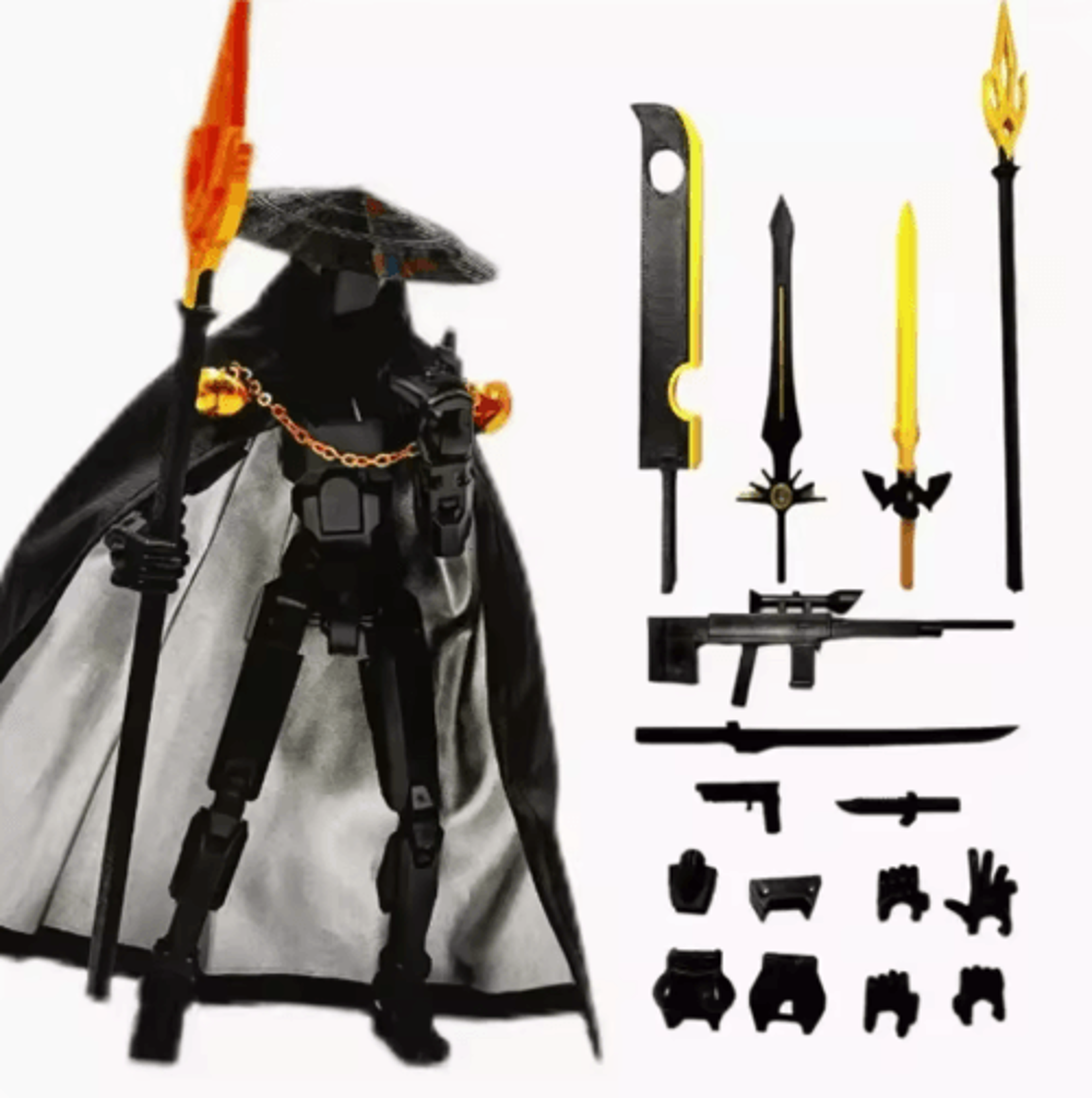 T13 Death Swordsman MultiJointed Action Figure 3