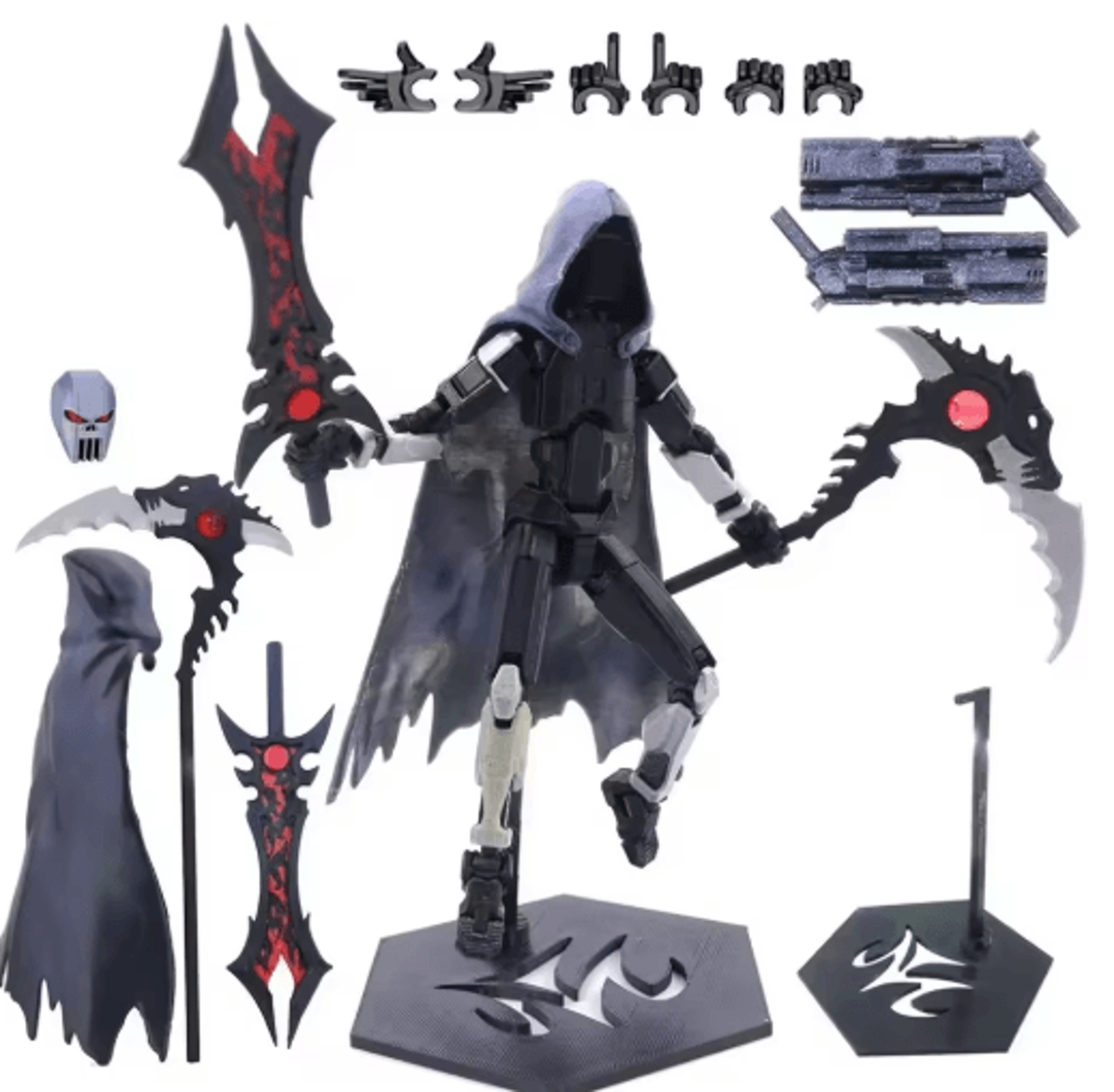T13 Death Swordsman MultiJointed Action Figure 4