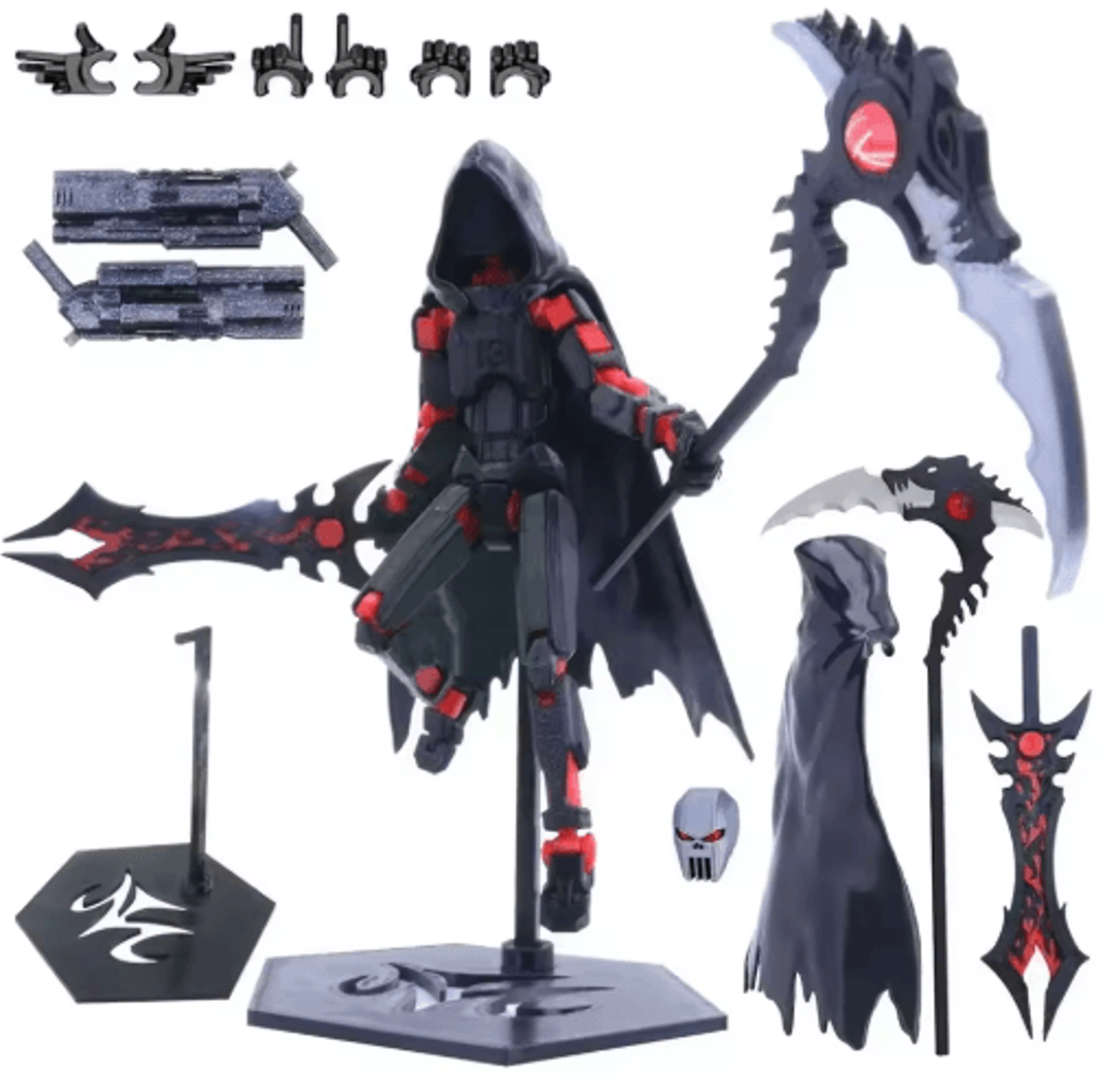 T13 Death Swordsman MultiJointed Action Figure 7