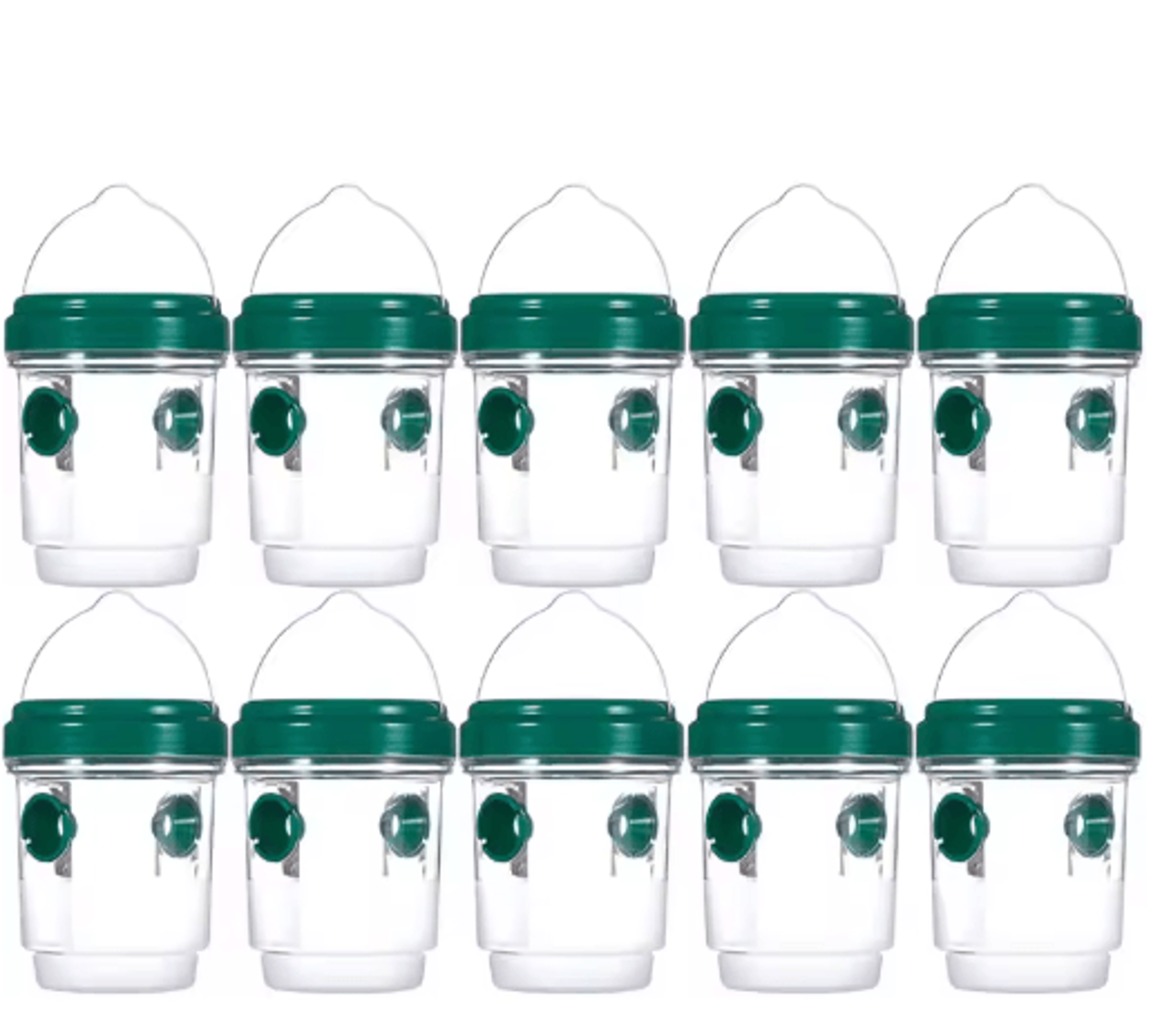 110PCS Reusable Hanging Wasp And Fruit Fly Traps 1