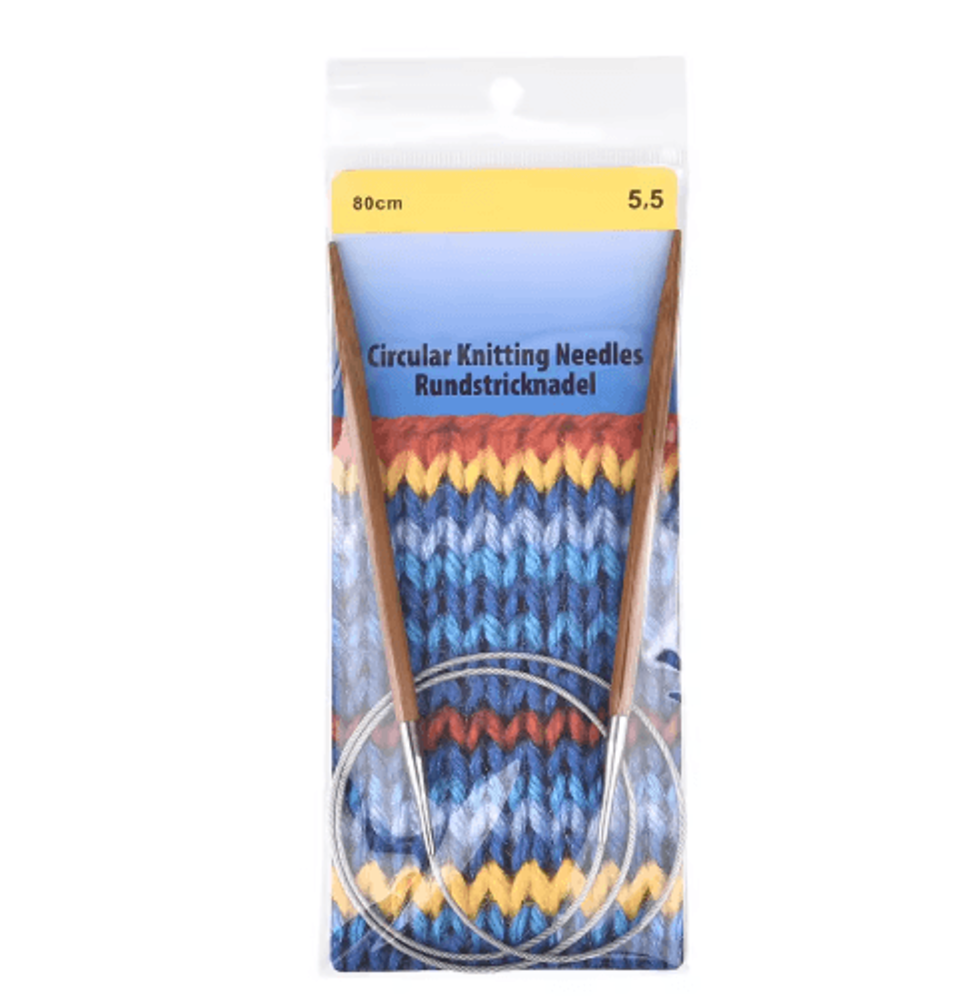 310mm Bamboo Circular Knitting Needles 8