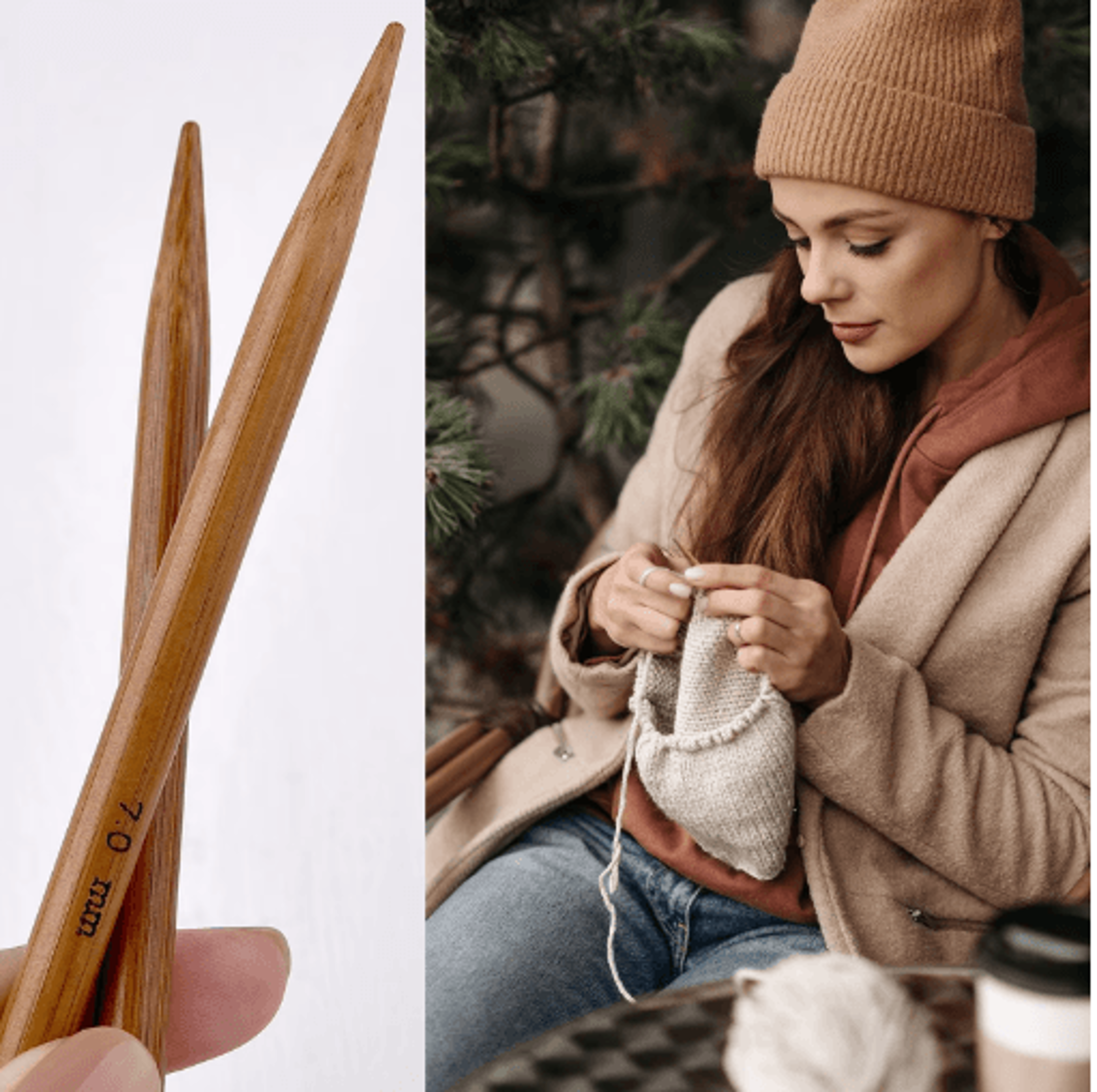 310mm Bamboo Circular Knitting Needles 13