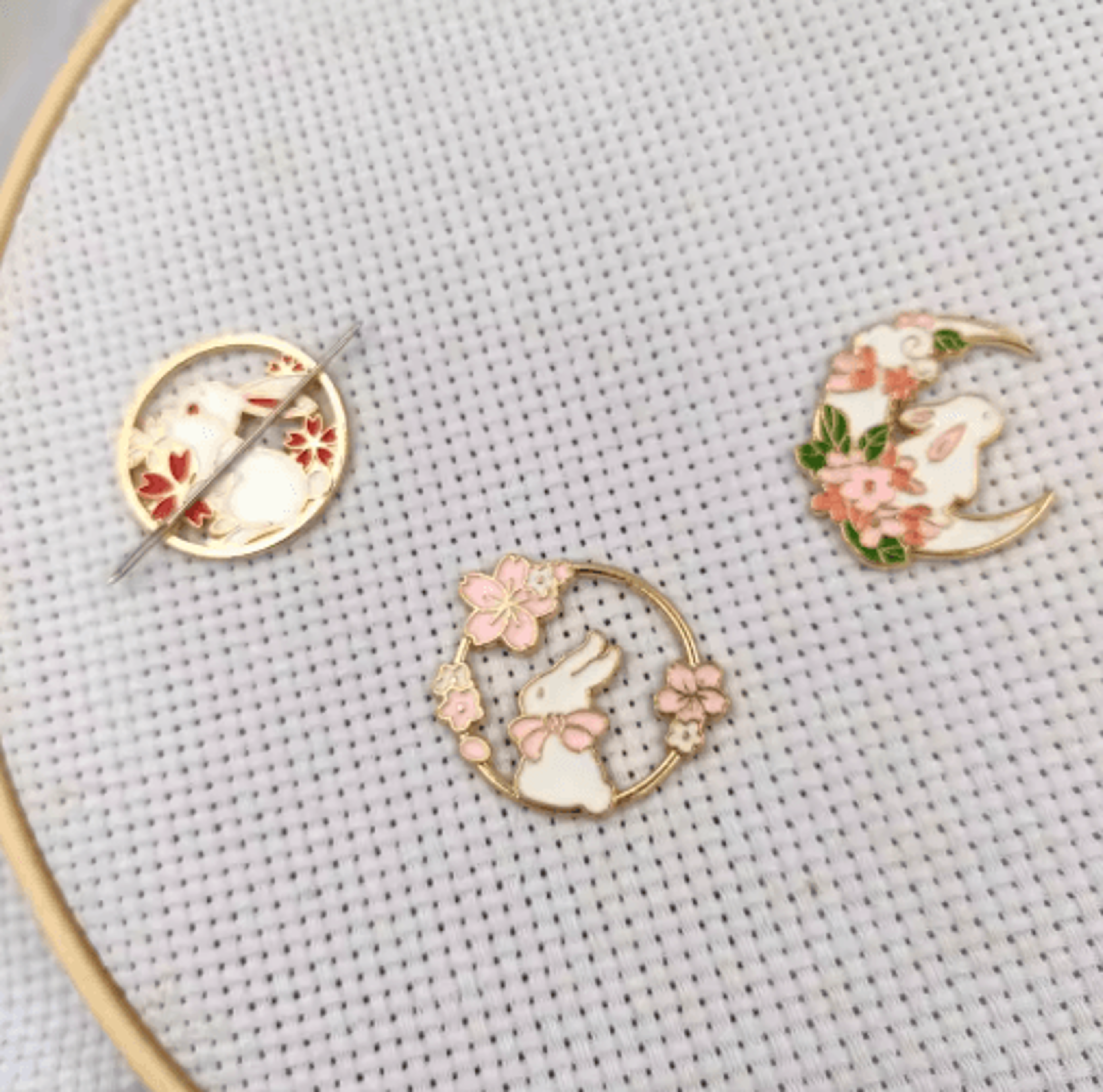 Cute Rabbit Magnetic Needle Minder For Cross Stitch 4