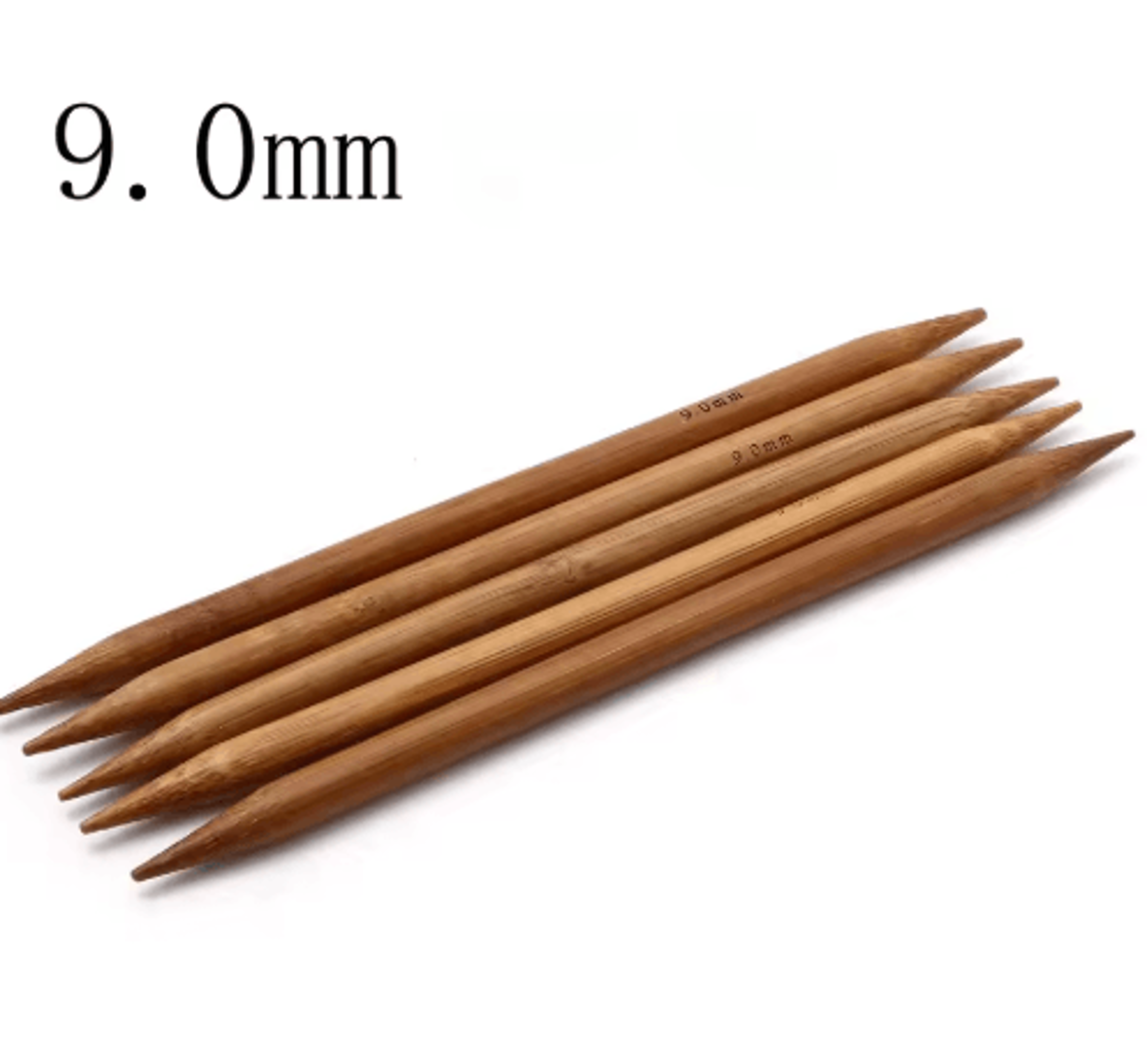 5PCS Bamboo DoublePointed Knitting Needles 4