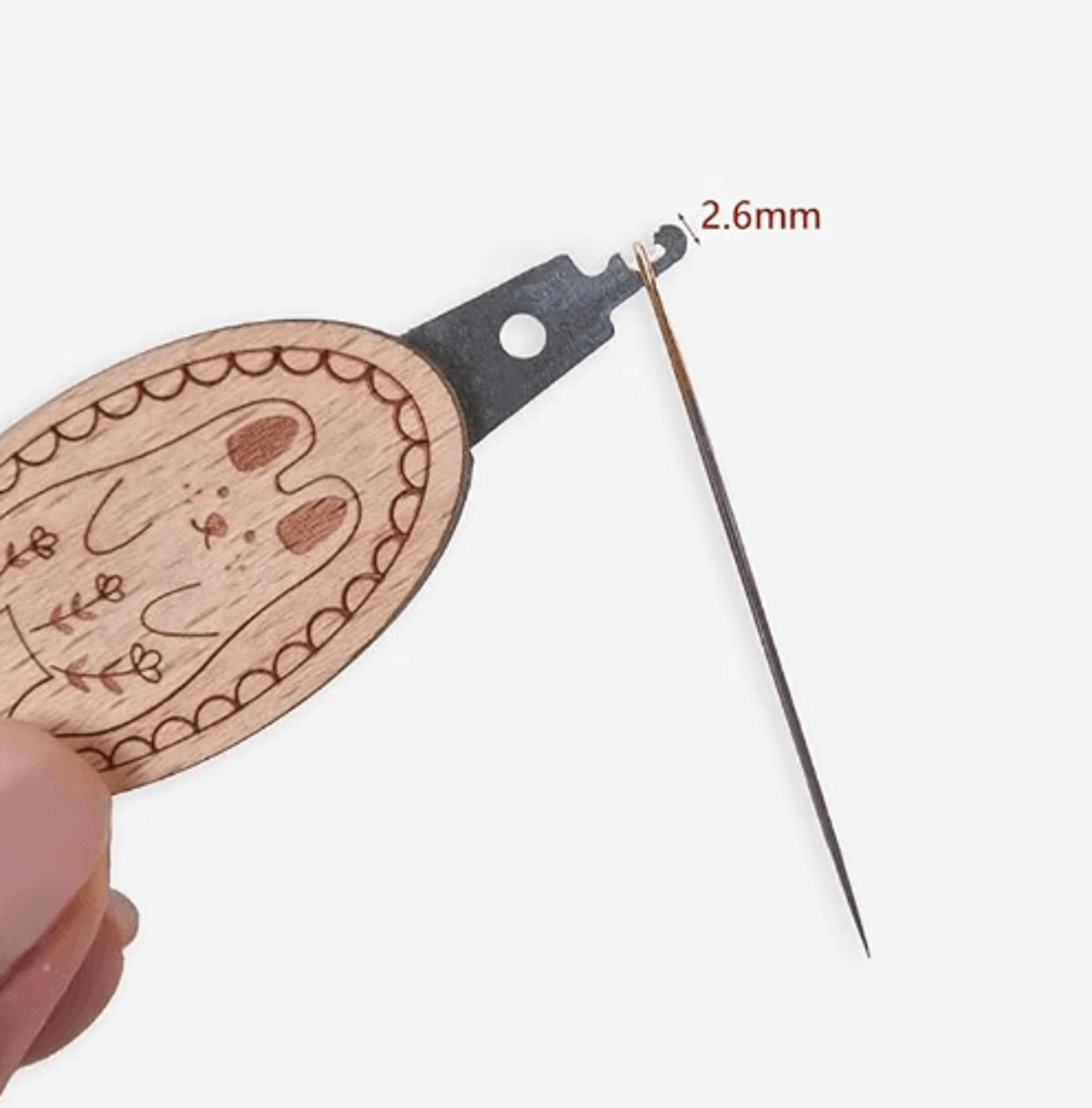 2PCS Animal Pattern Needle Threader Set 5