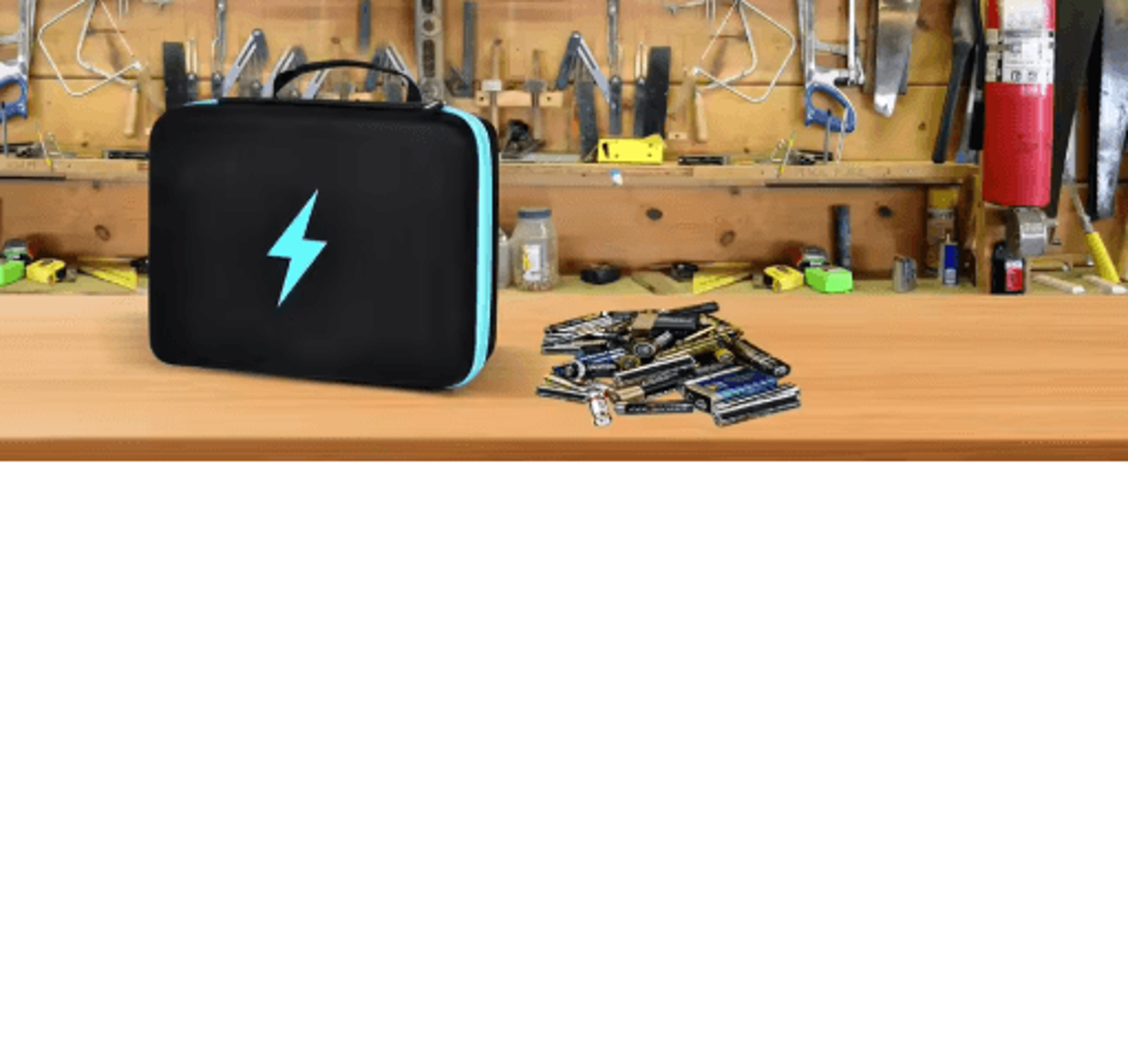 220 Battery Organizer Storage Case With Tester 2