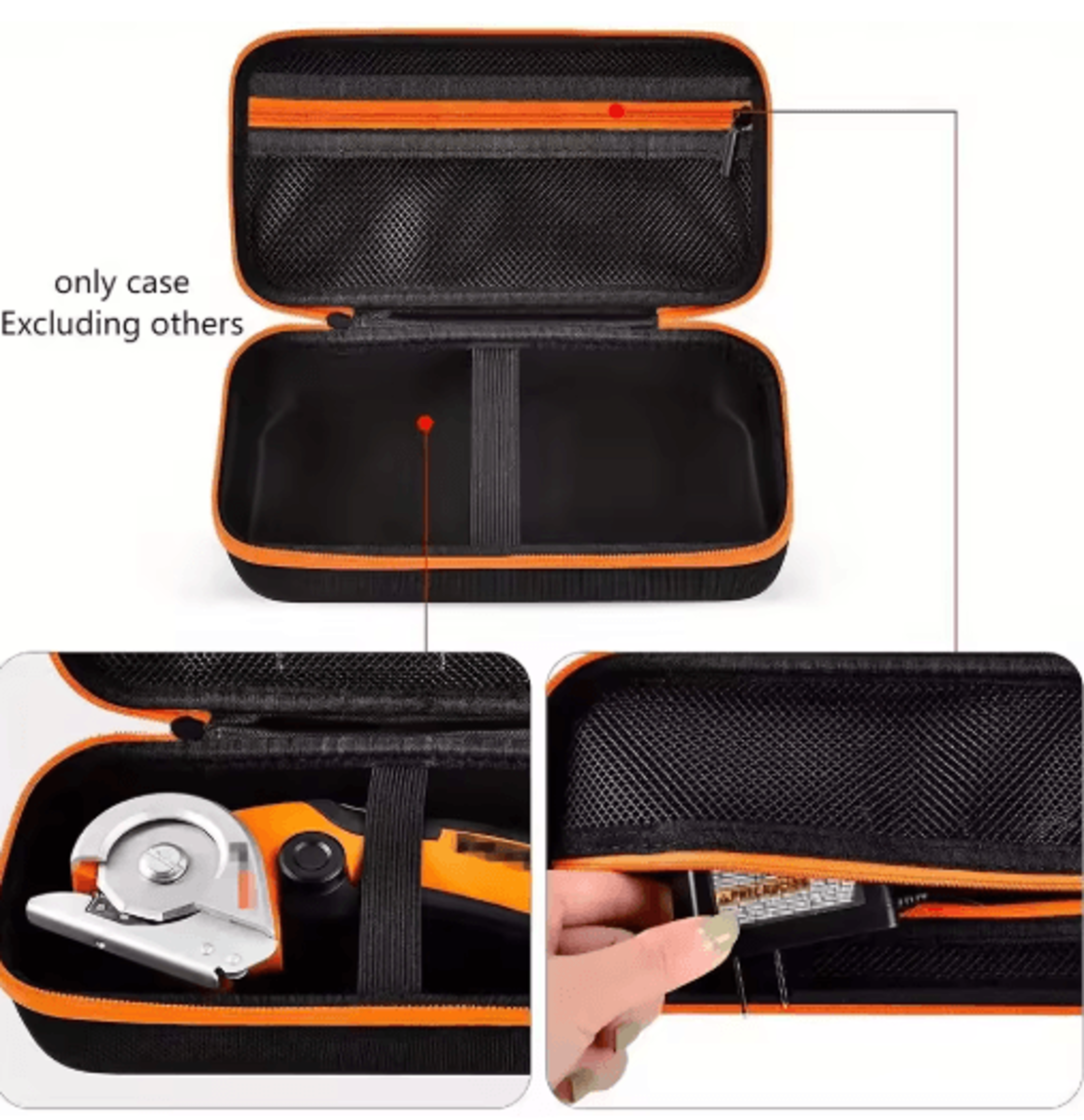 Hard EVA Carrying Case For WORX ZipSnip Cordless Electric Scissors 5