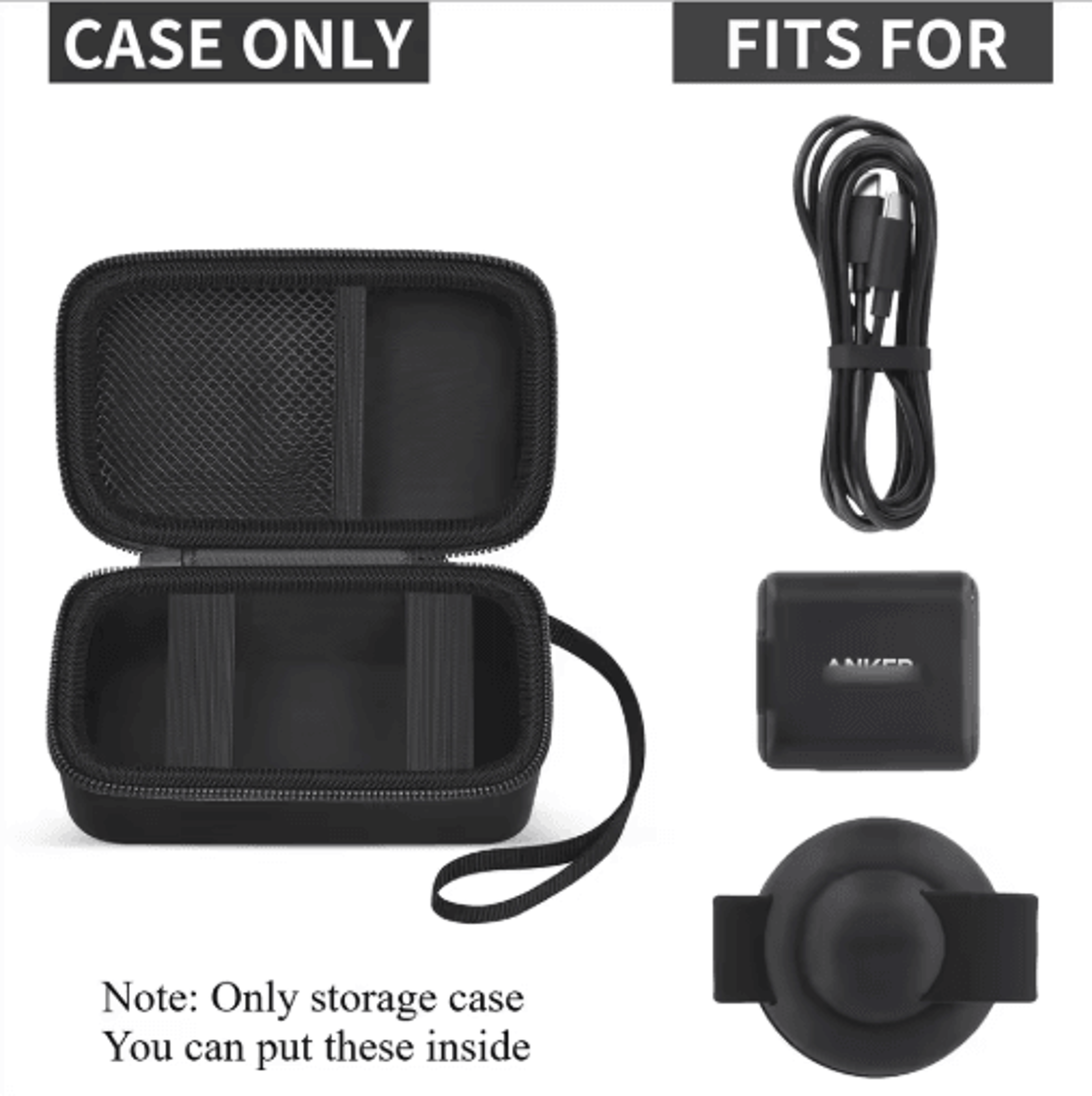 Shockproof EVA Case For Anker MagGo UFO 3in1 Wireless Charger 6