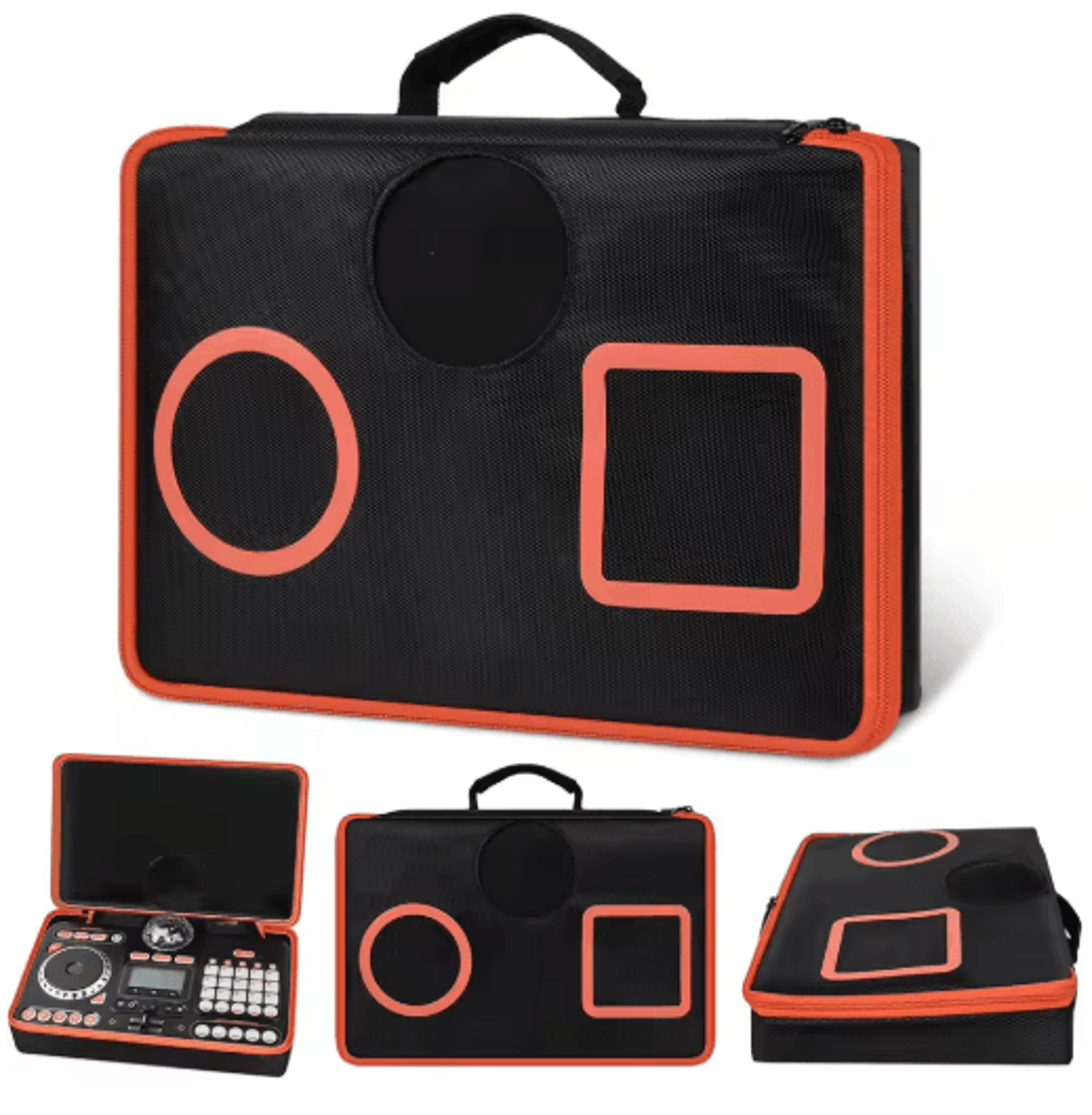 Orange Protective Case For VTech KidiStar  Kidi DJ Mixer  Portable Storage Bag 1