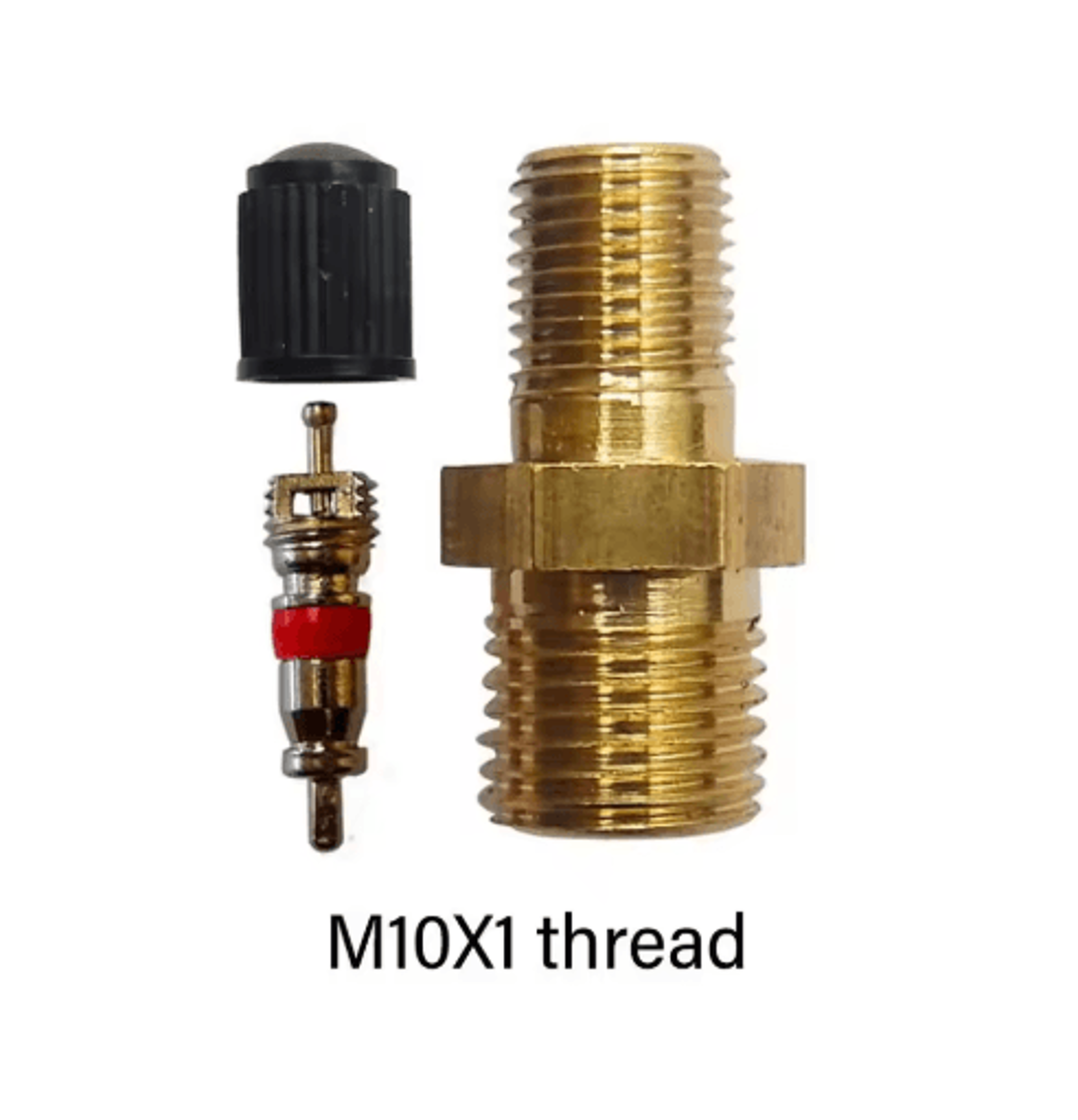 Brass Air Compressor Tank Fill Valve  14 NPT 18 NPT M10 Schrader Valve 1