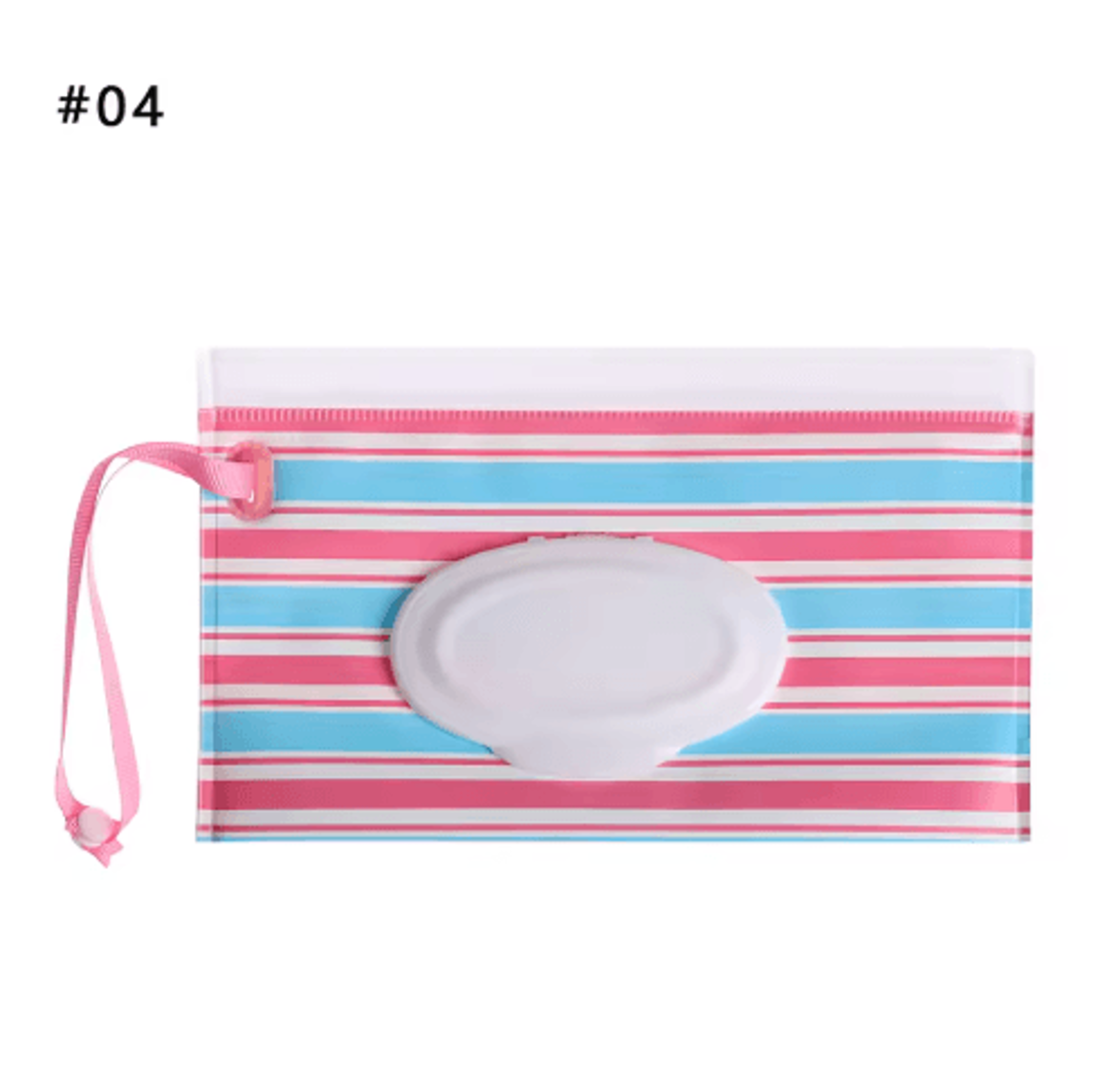 Portable Wet Wipes Pouch With Flip Top Cover 9