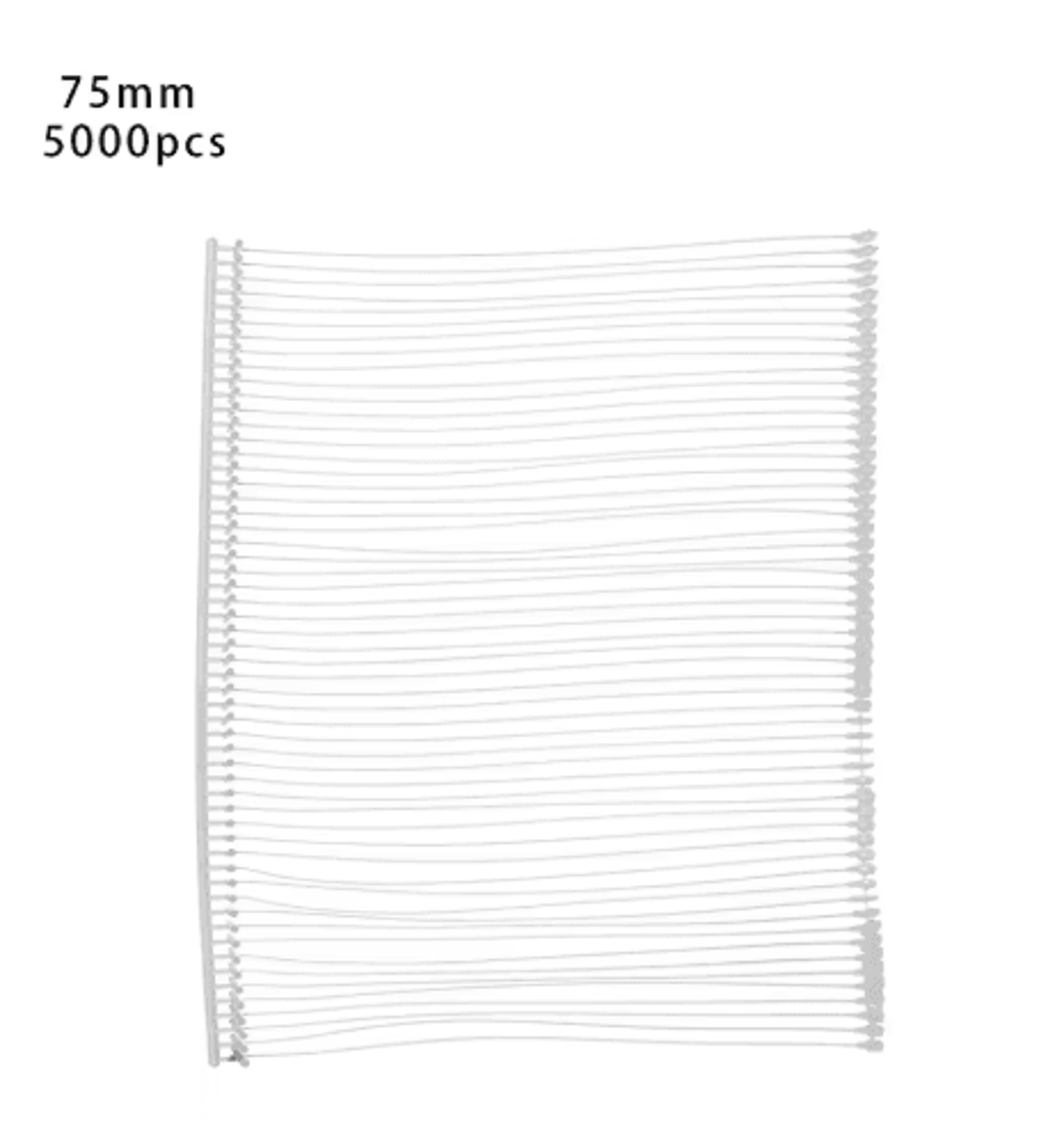 5000Piece White Standard Garment Tagging Fasteners 3
