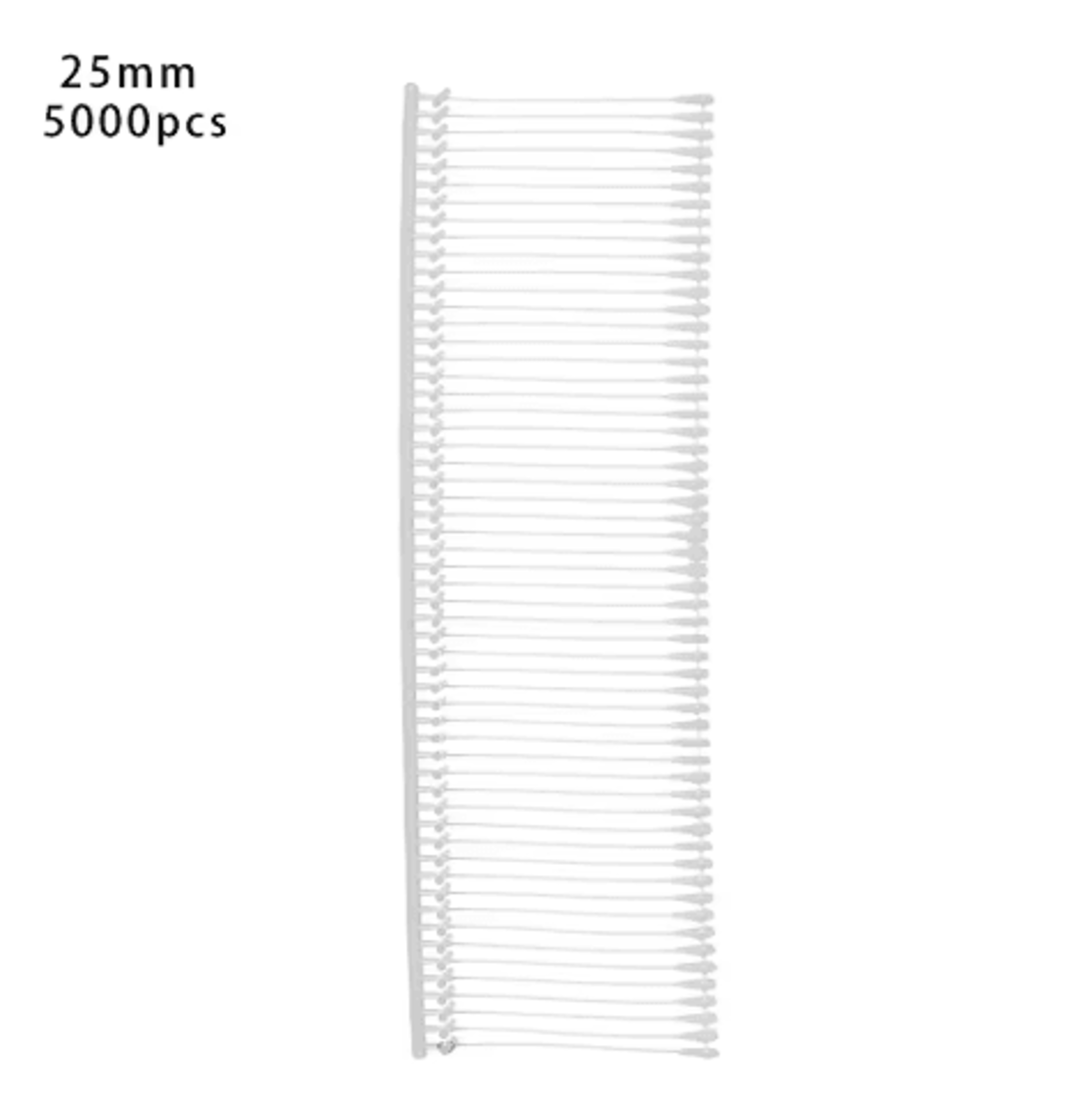 5000Piece White Standard Garment Tagging Fasteners 5
