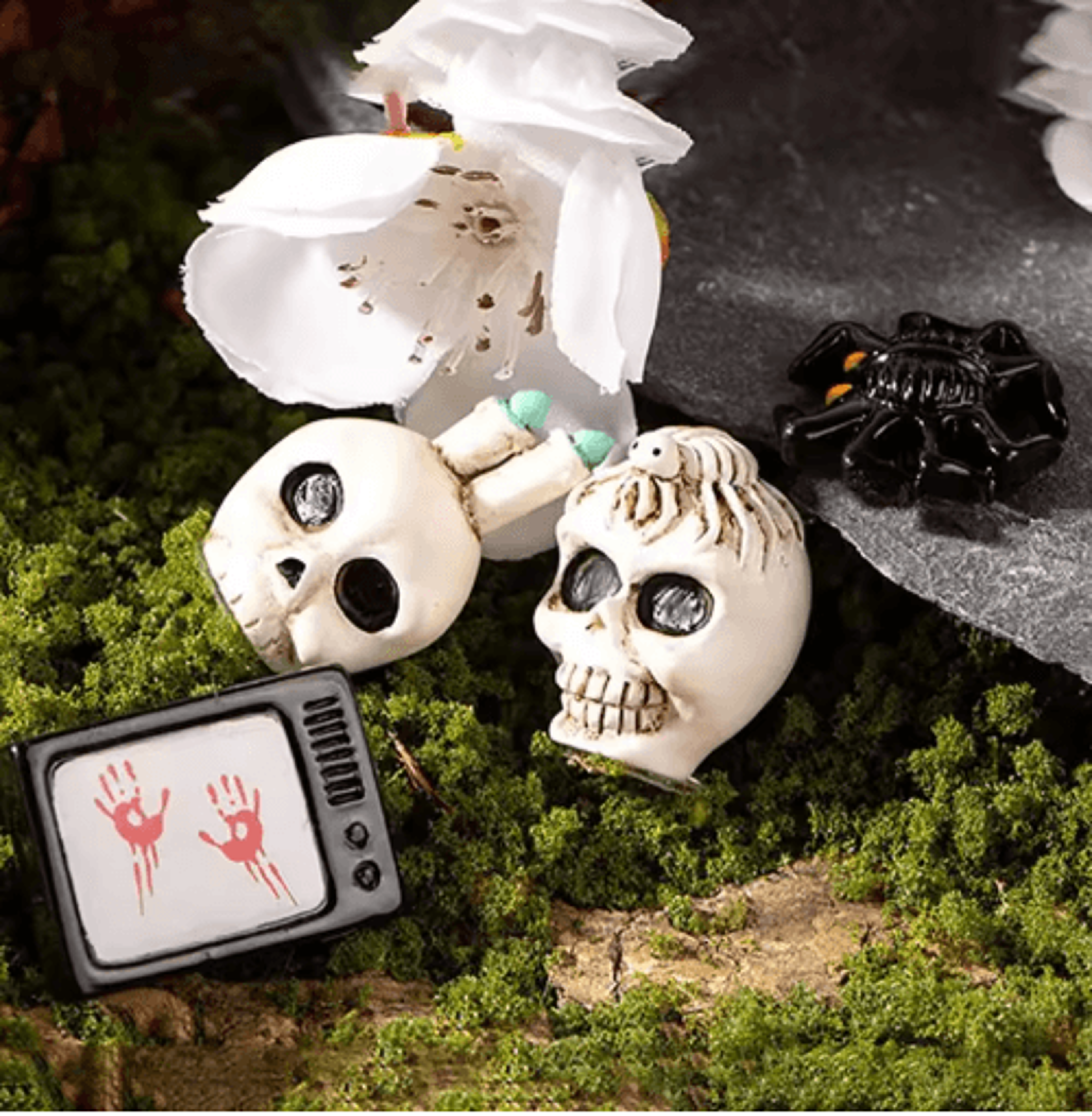 Mini Halloween Resin Figurines For Car  Desktop Decor 10