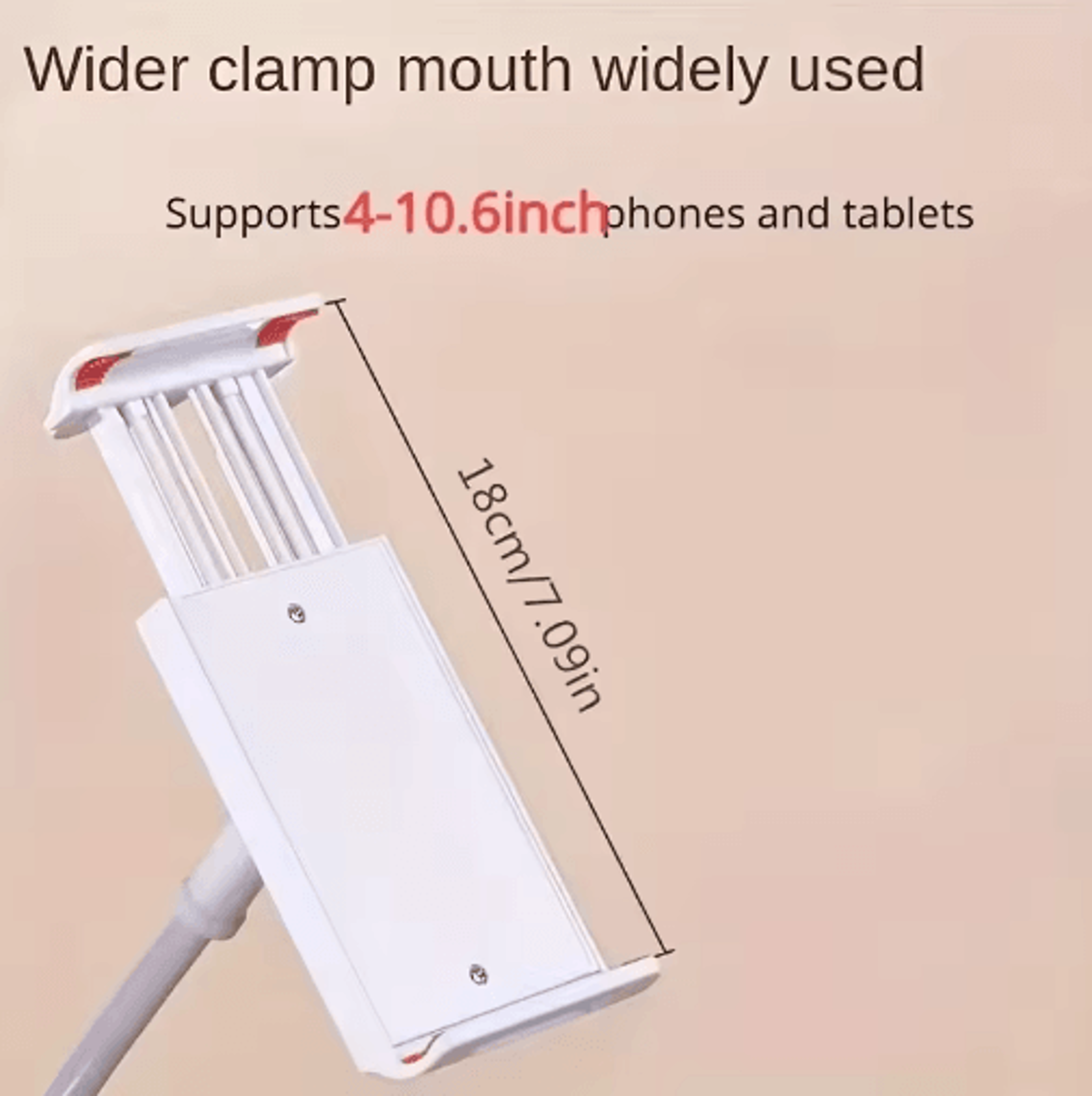 Adjustable Cantilever Phone  Tablet Holder Stand 5