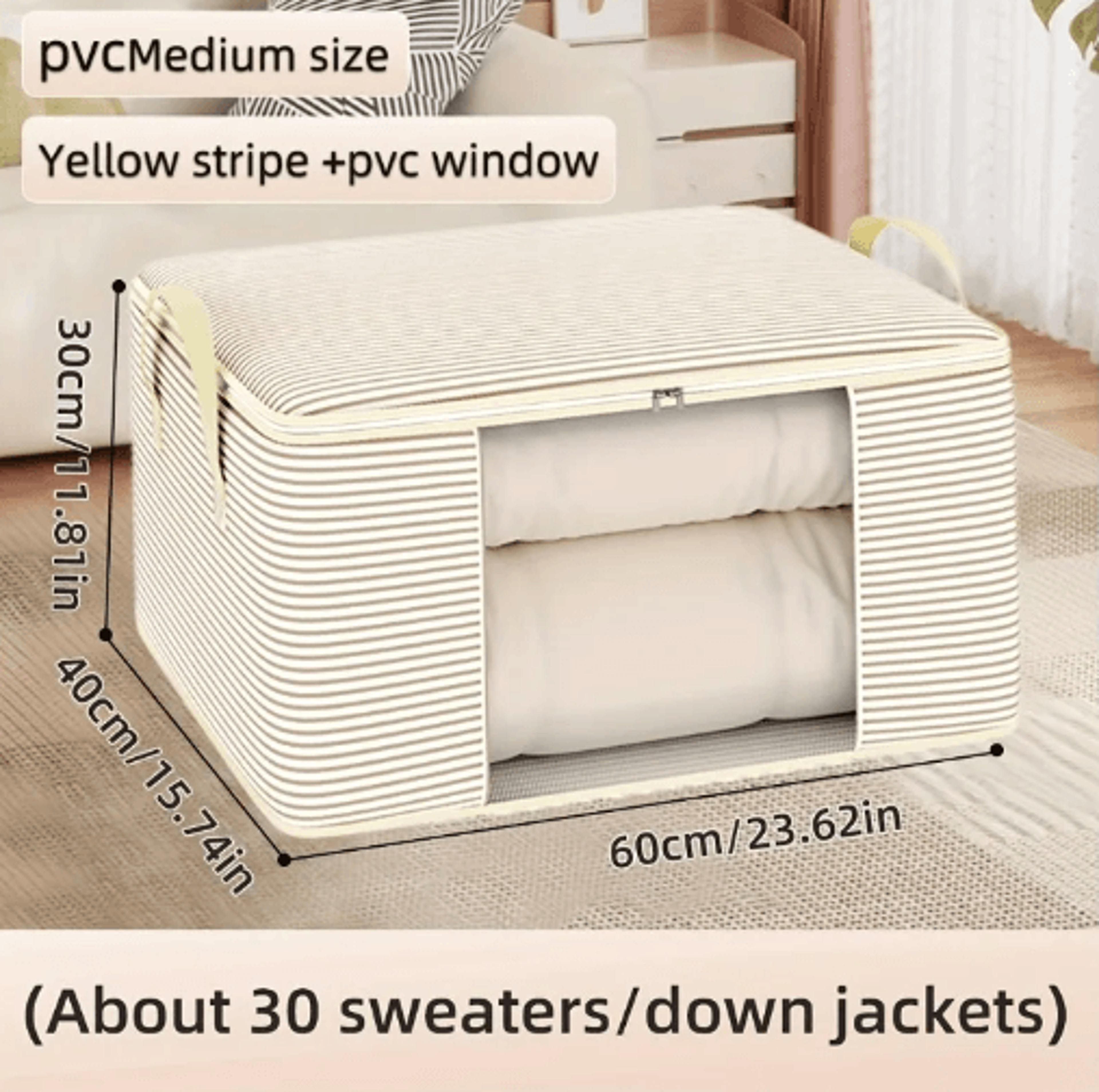 LargeCapacity Foldable Clothes  Quilt Storage Bag 3