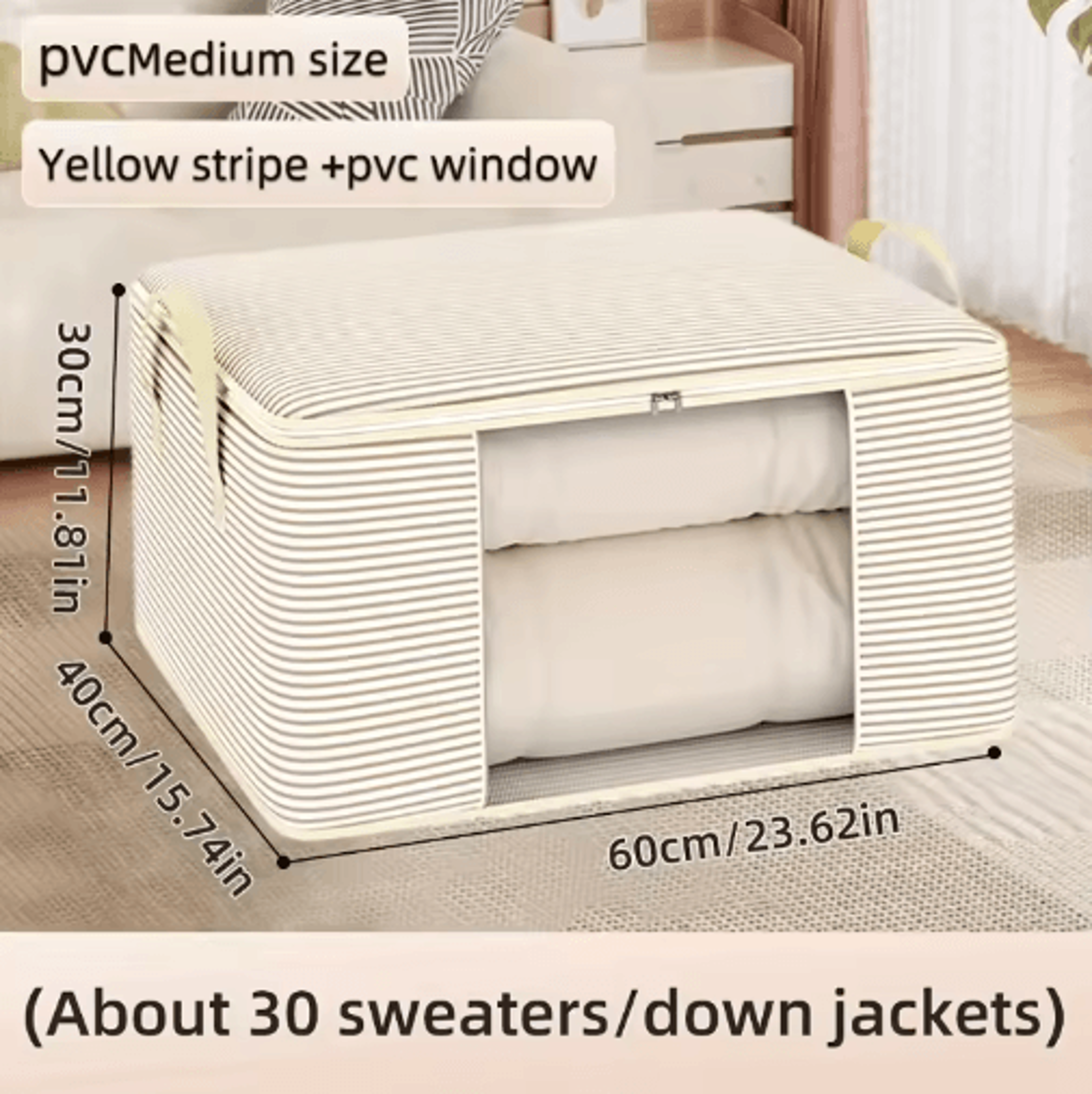 LargeCapacity Foldable Clothes  Quilt Storage Bag 1