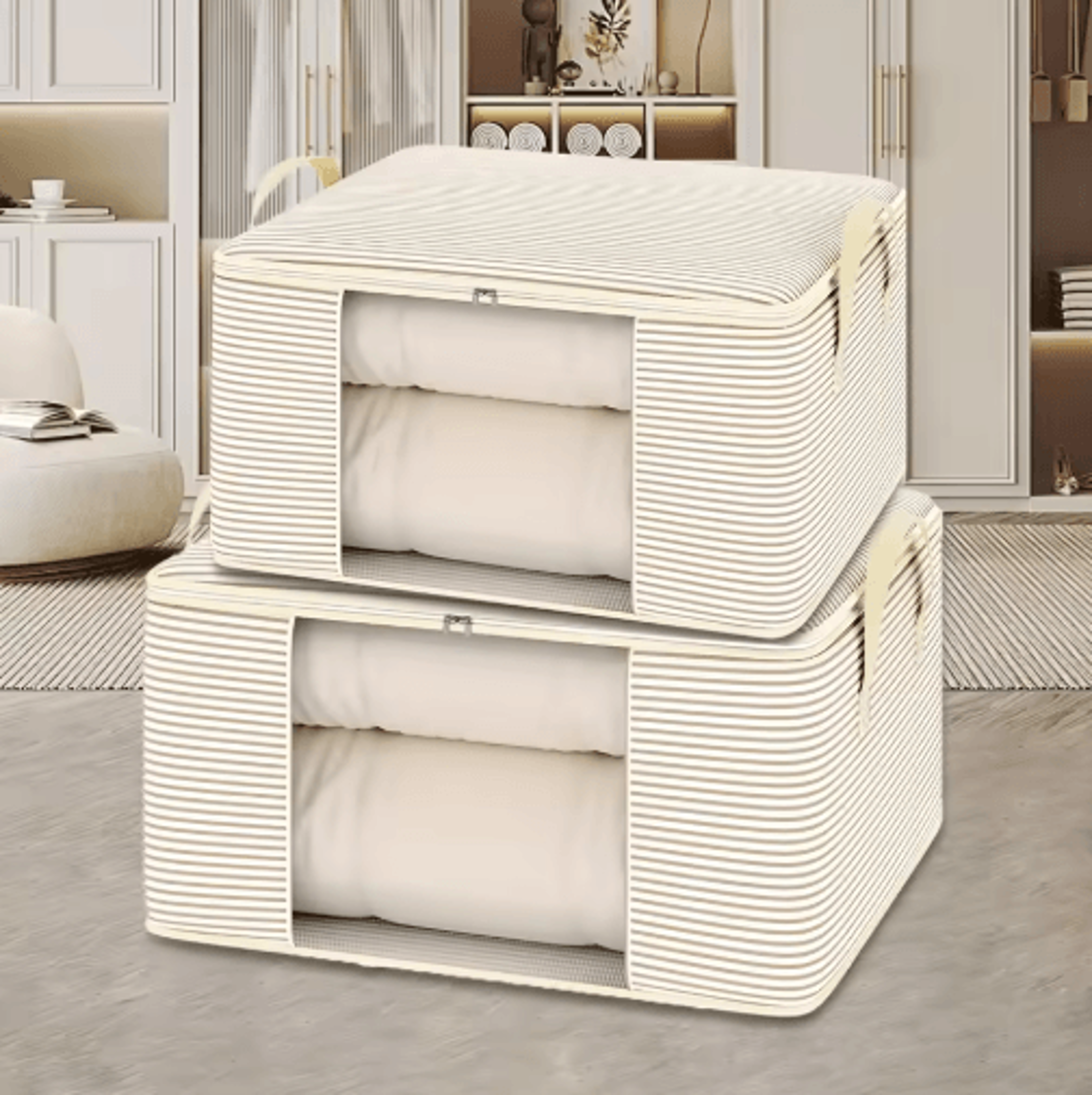 LargeCapacity Foldable Clothes  Quilt Storage Bag 5