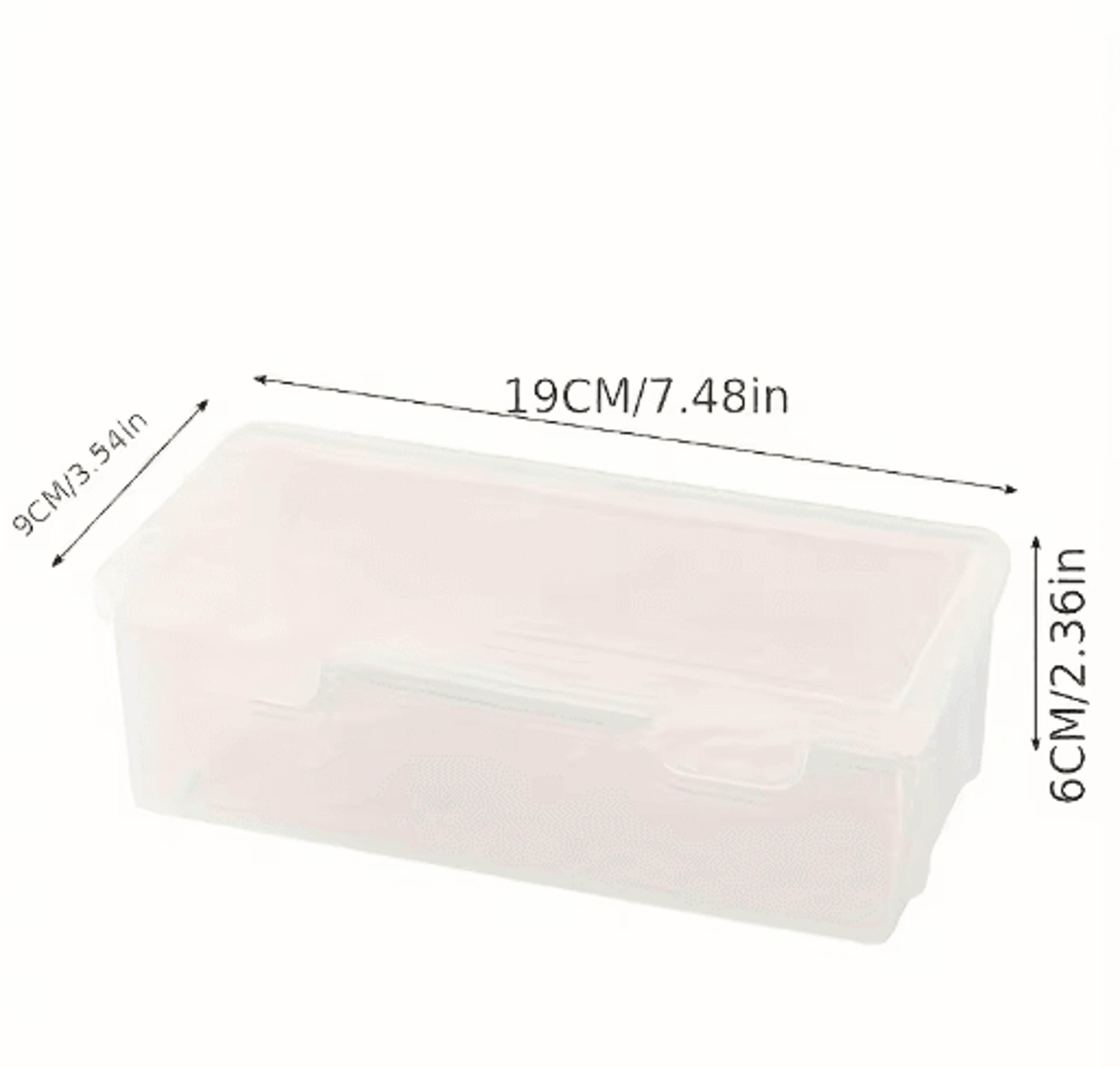 24Piece LargeCapacity Transparent Office Storage Boxes 3