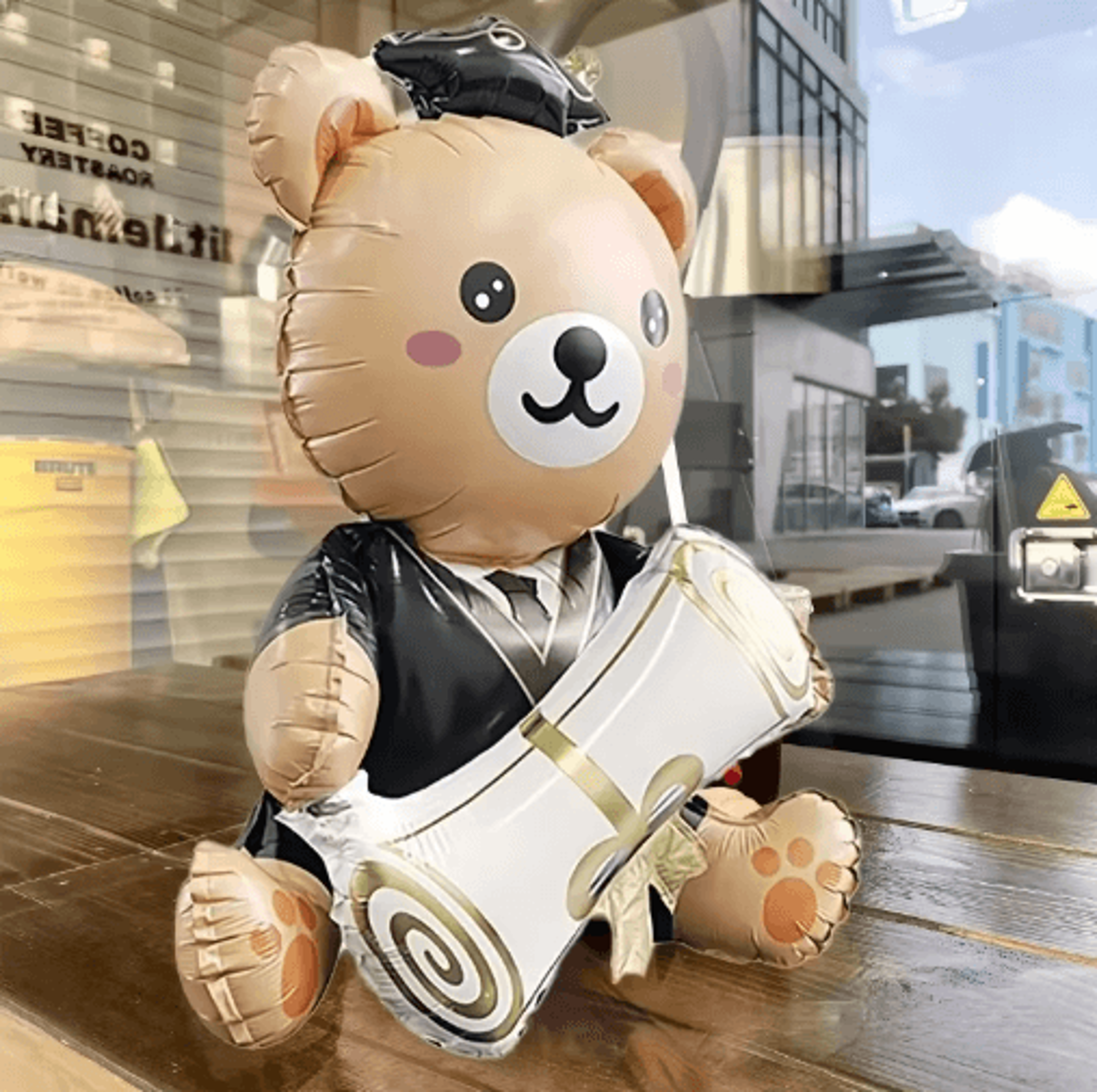 Graduation Bear Foil Balloon For Party Decorations 2