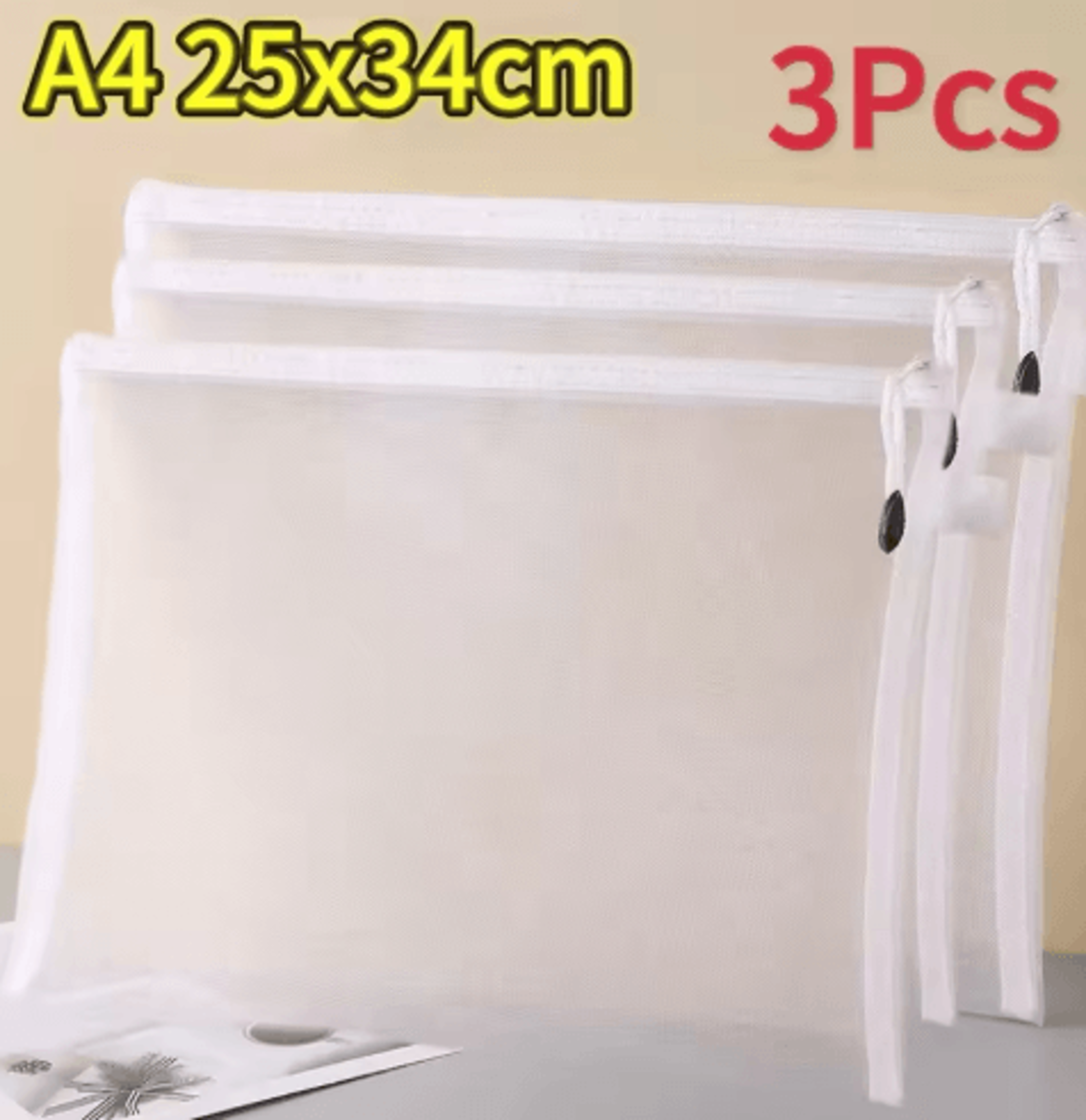 Transparent Mesh Toy Storage Bags  Zipper Pouches For Blocks Puzzles  Small Parts 6