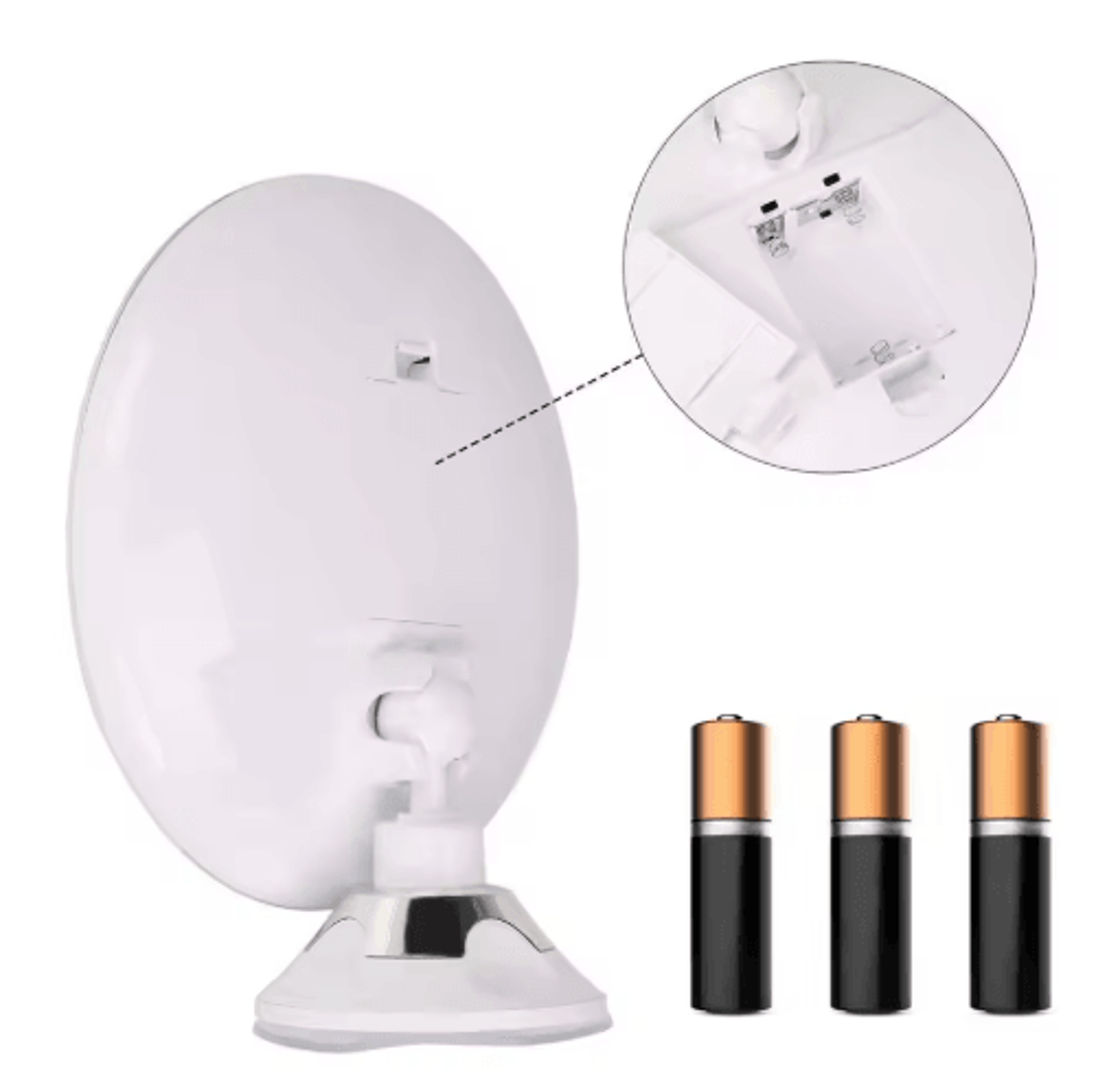 10X Magnifying LED Makeup Mirror  14Light Suction Cup Vanity Mirror 5