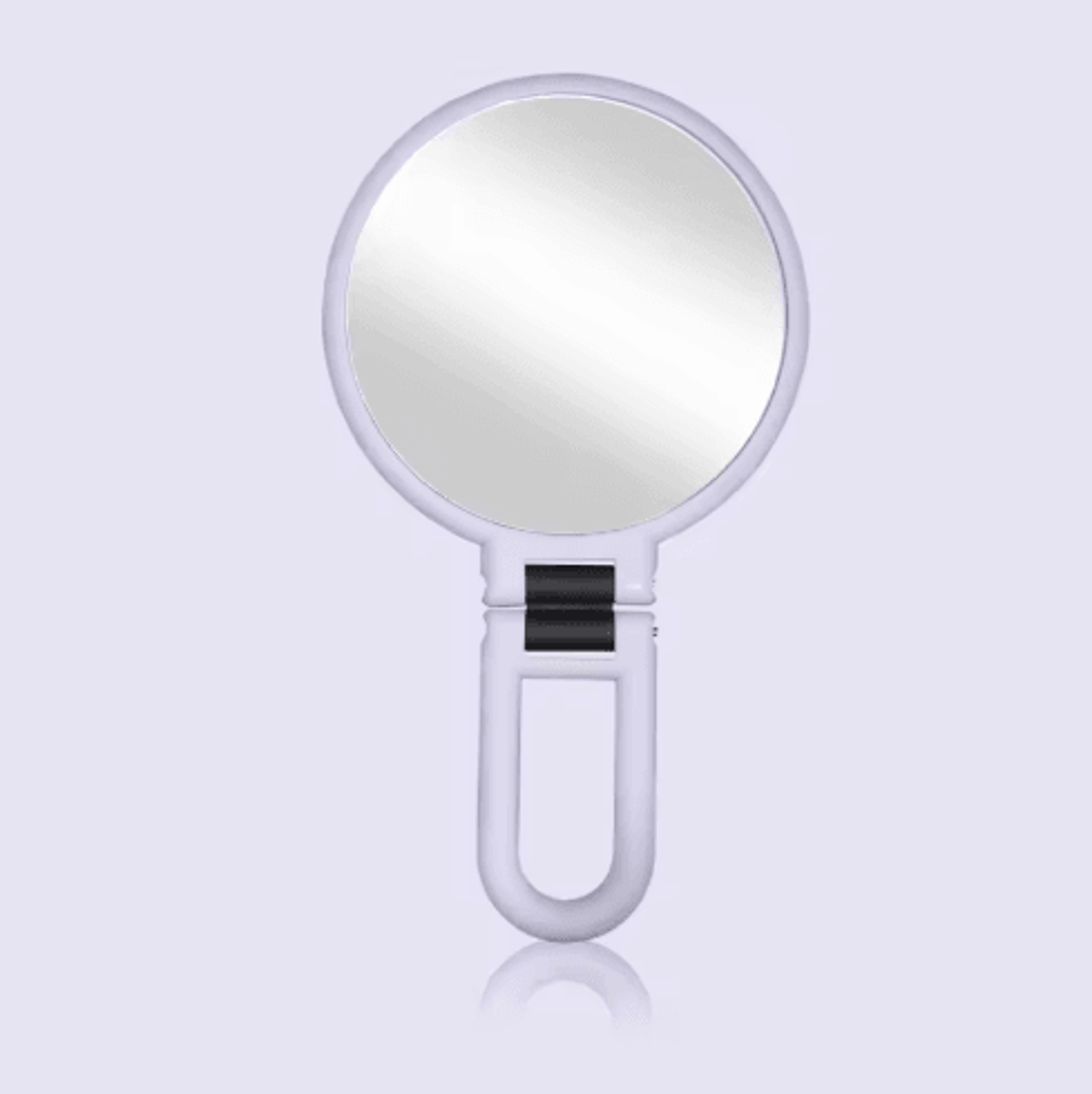 Foldable Magnifying Handheld Mirror  2X5X10X DoubleSided Travel Mirror 3