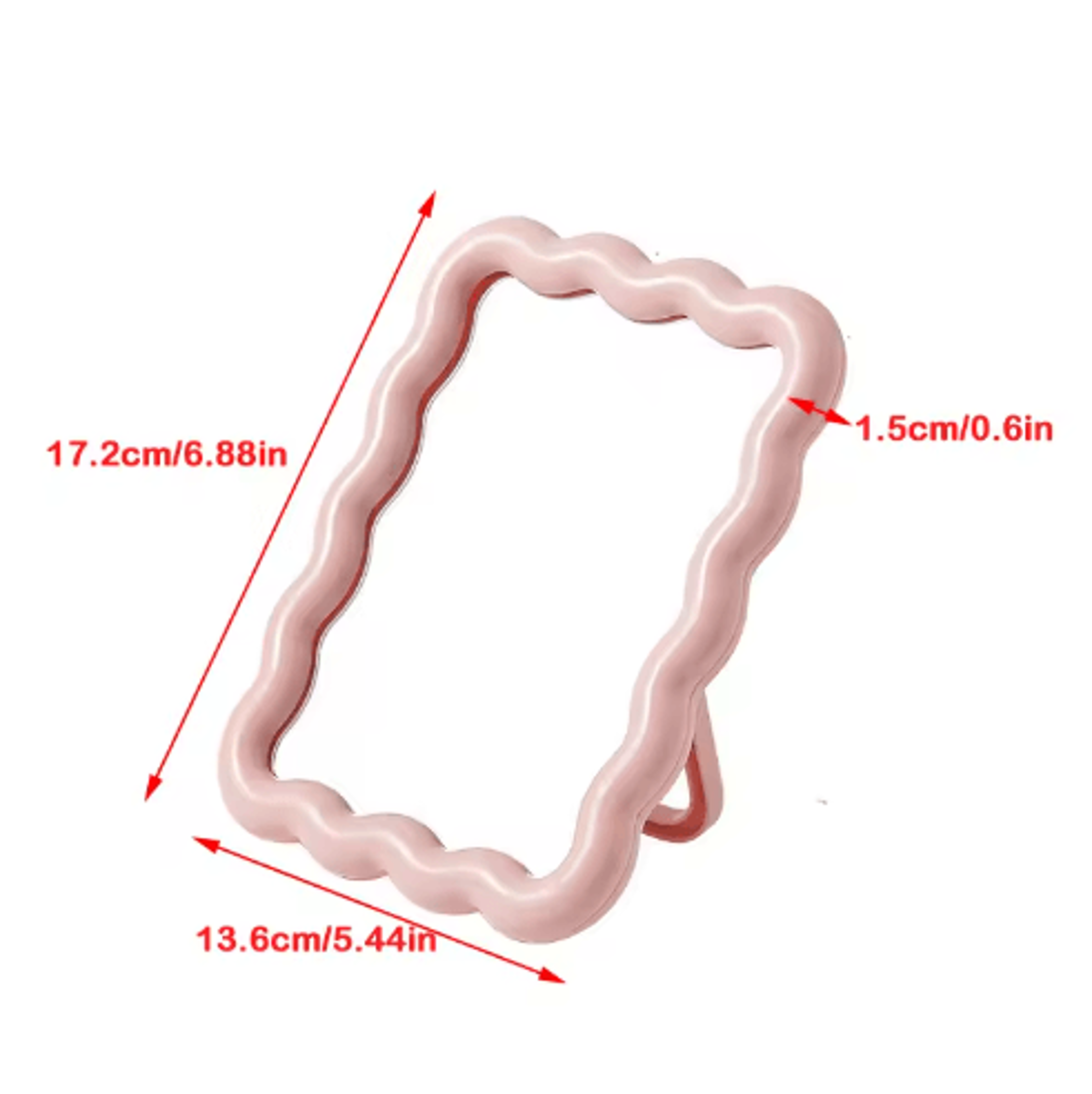Corrugated Foldable Makeup Mirror  Portable Desktop  Handheld Vanity Mirror 5