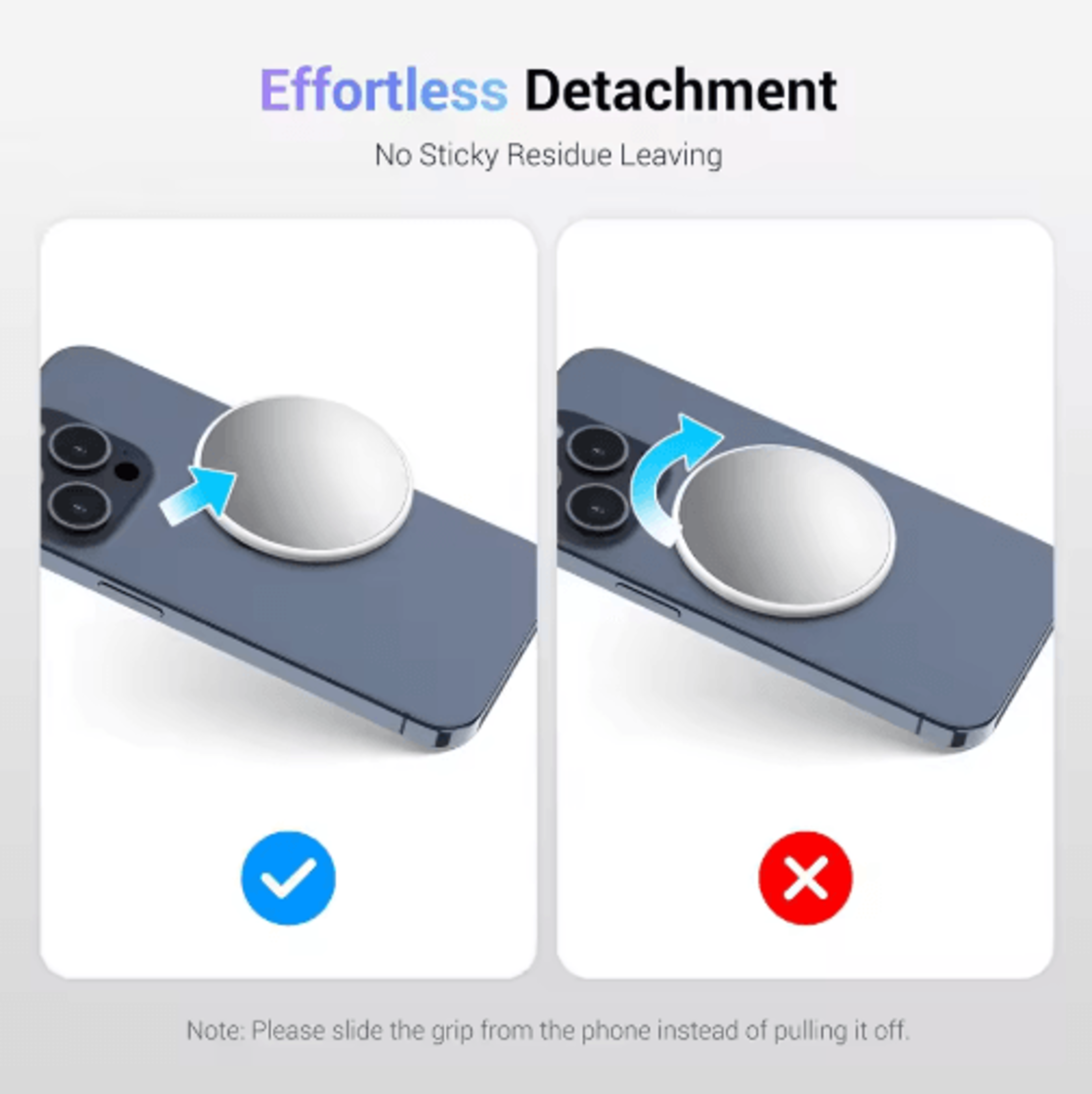 Magnetic Back Camera Selfie Mirror  Slim Convex Phone Mirror For Vlogging 2