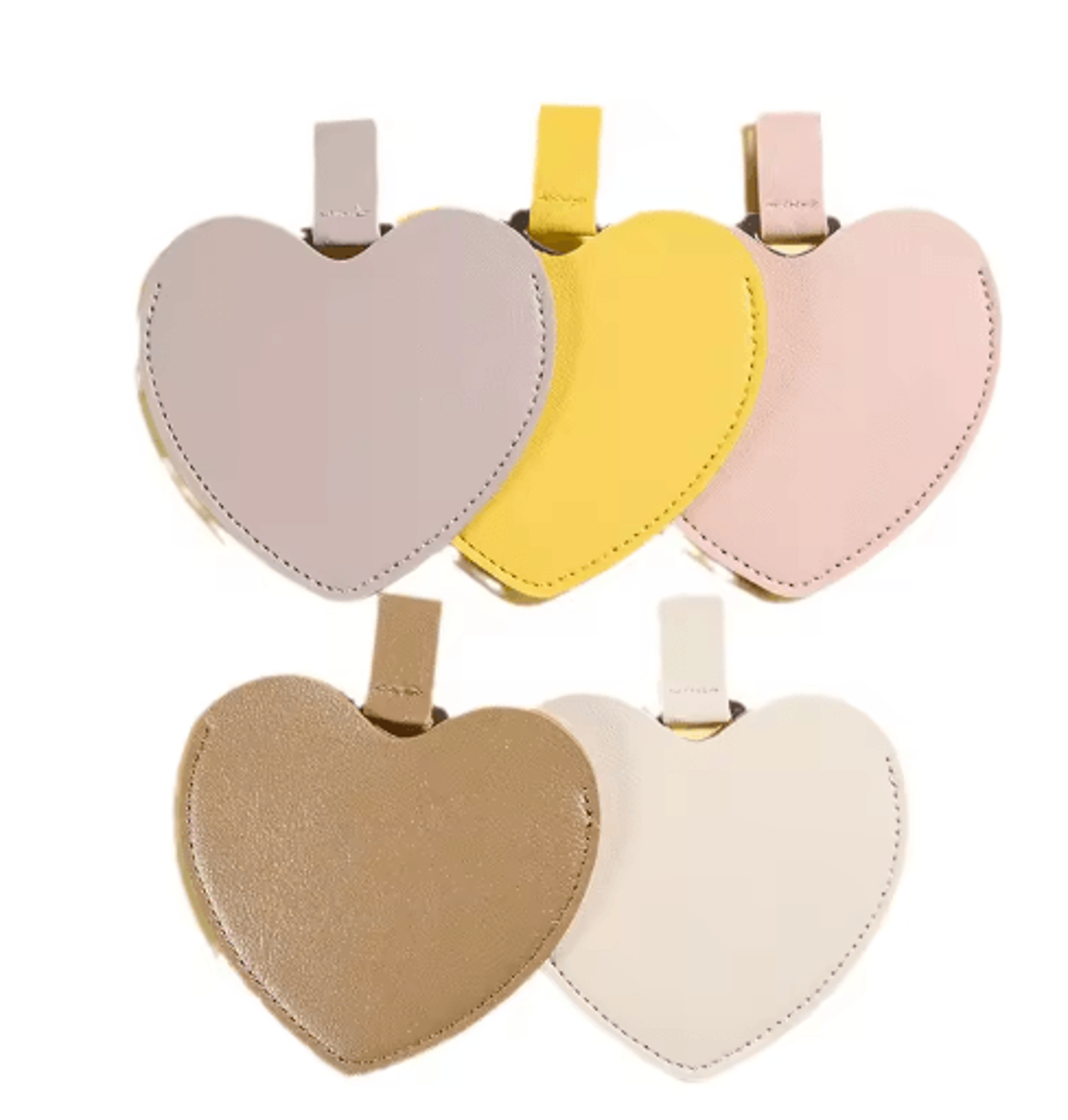 Stainless Steel Pocket Mirror With PU Cover  Portable Compact Makeup Mirror 8