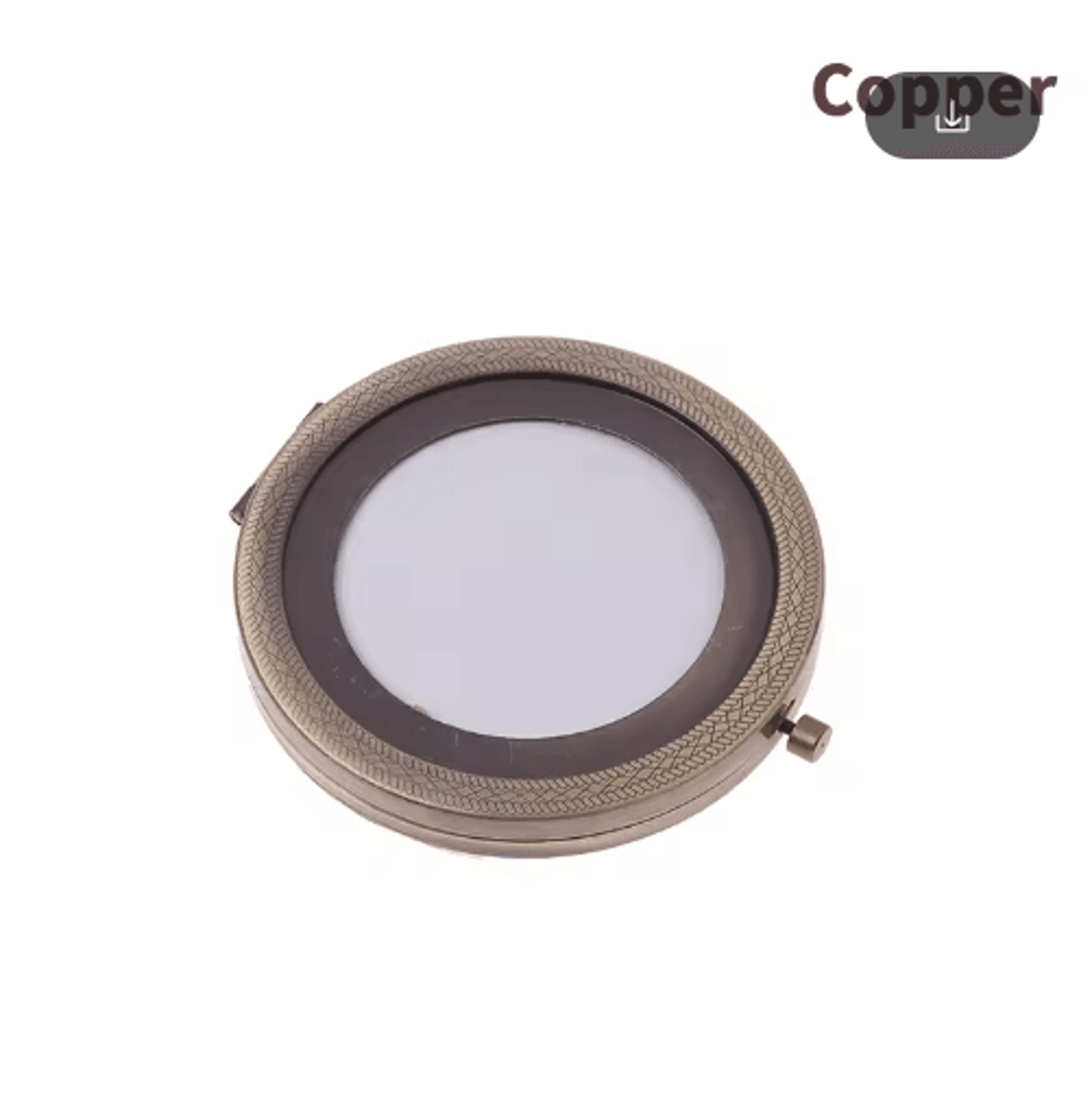 Vintage DoubleSided Compact Mirror  Foldable Mini Pocket Makeup Mirror 4