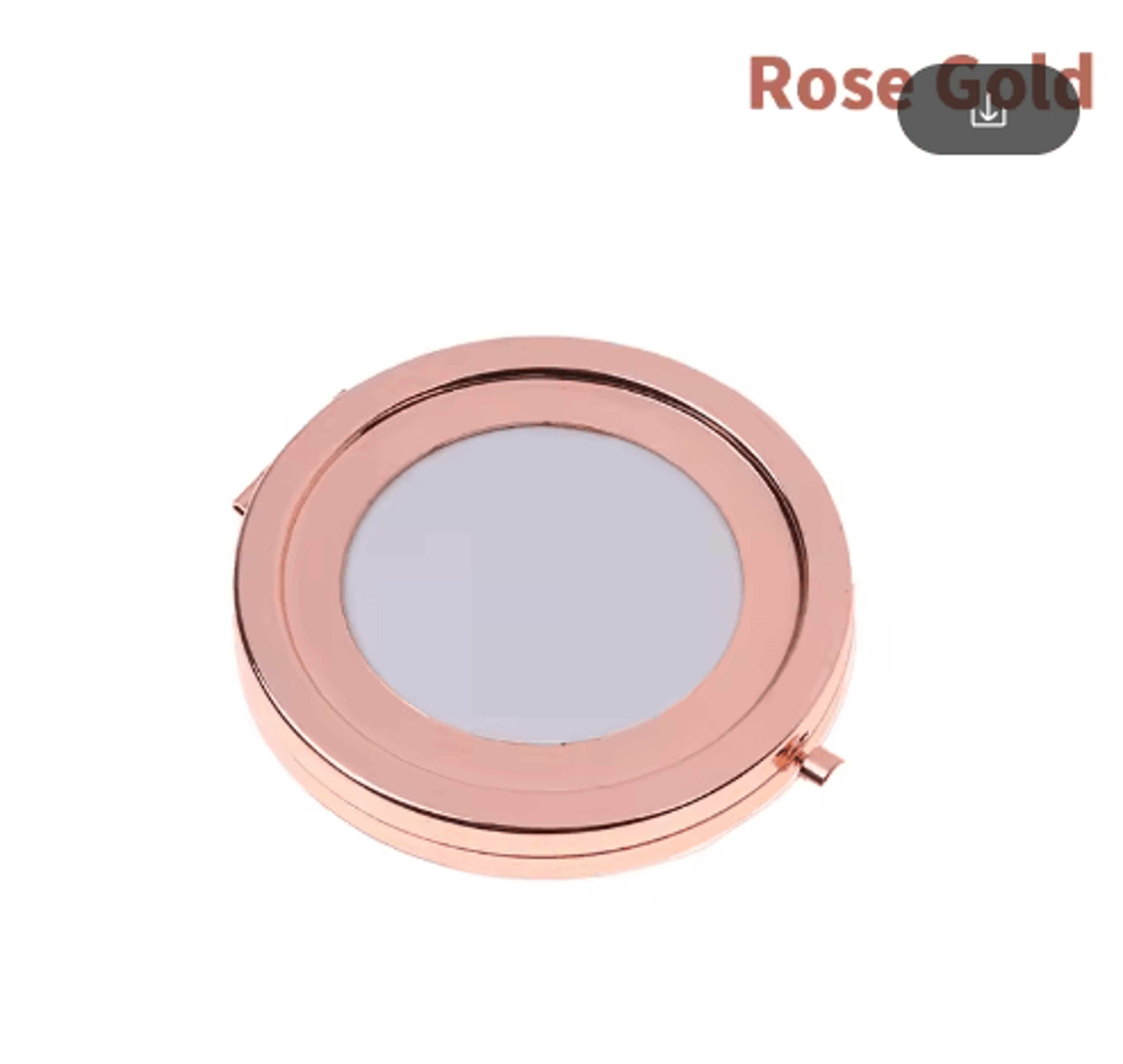 Vintage DoubleSided Compact Mirror  Foldable Mini Pocket Makeup Mirror 2