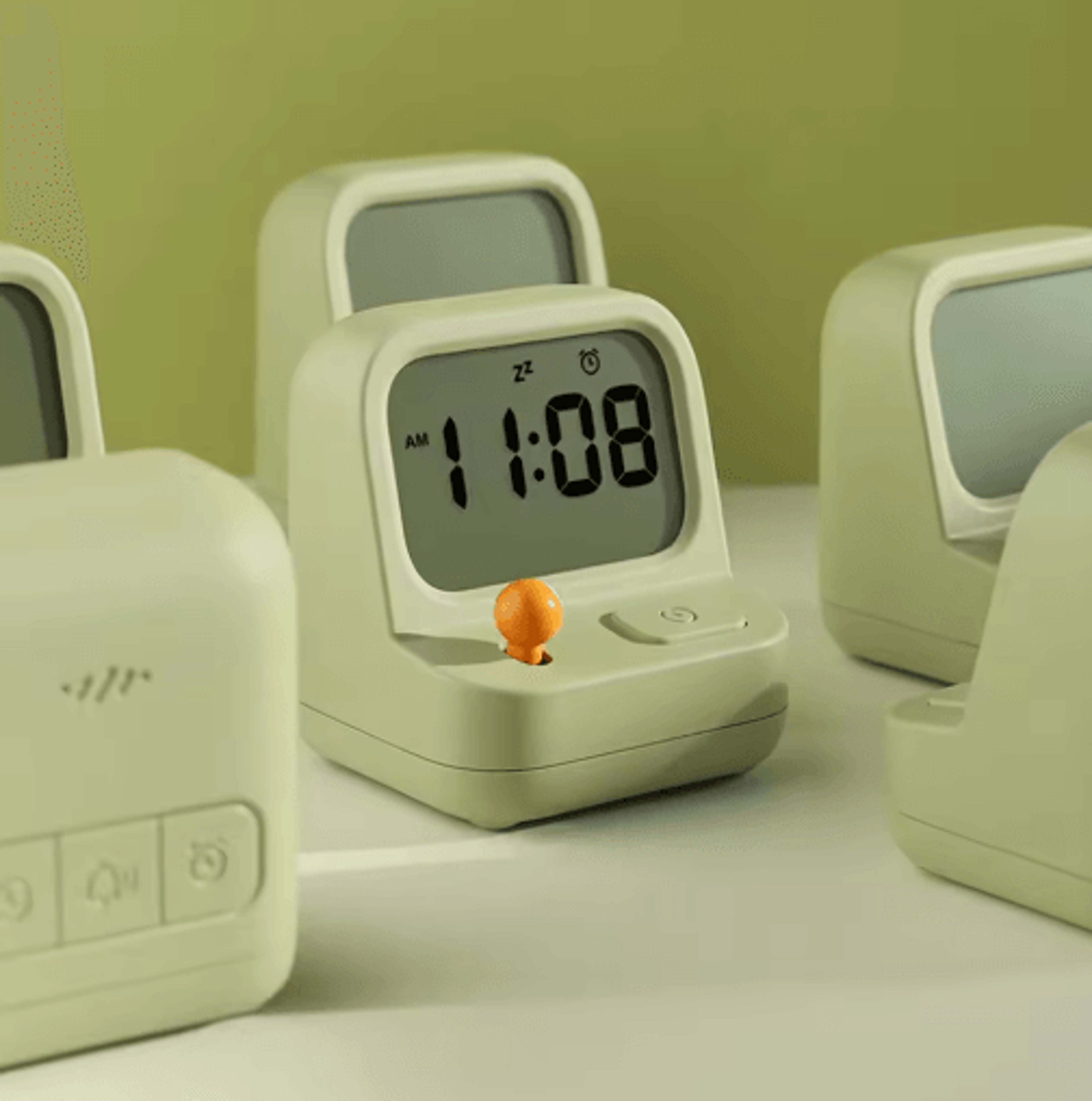 Retro Handheld Game Alarm Clock  Cute MultiFunction Digital Desk Clock For Kids 2