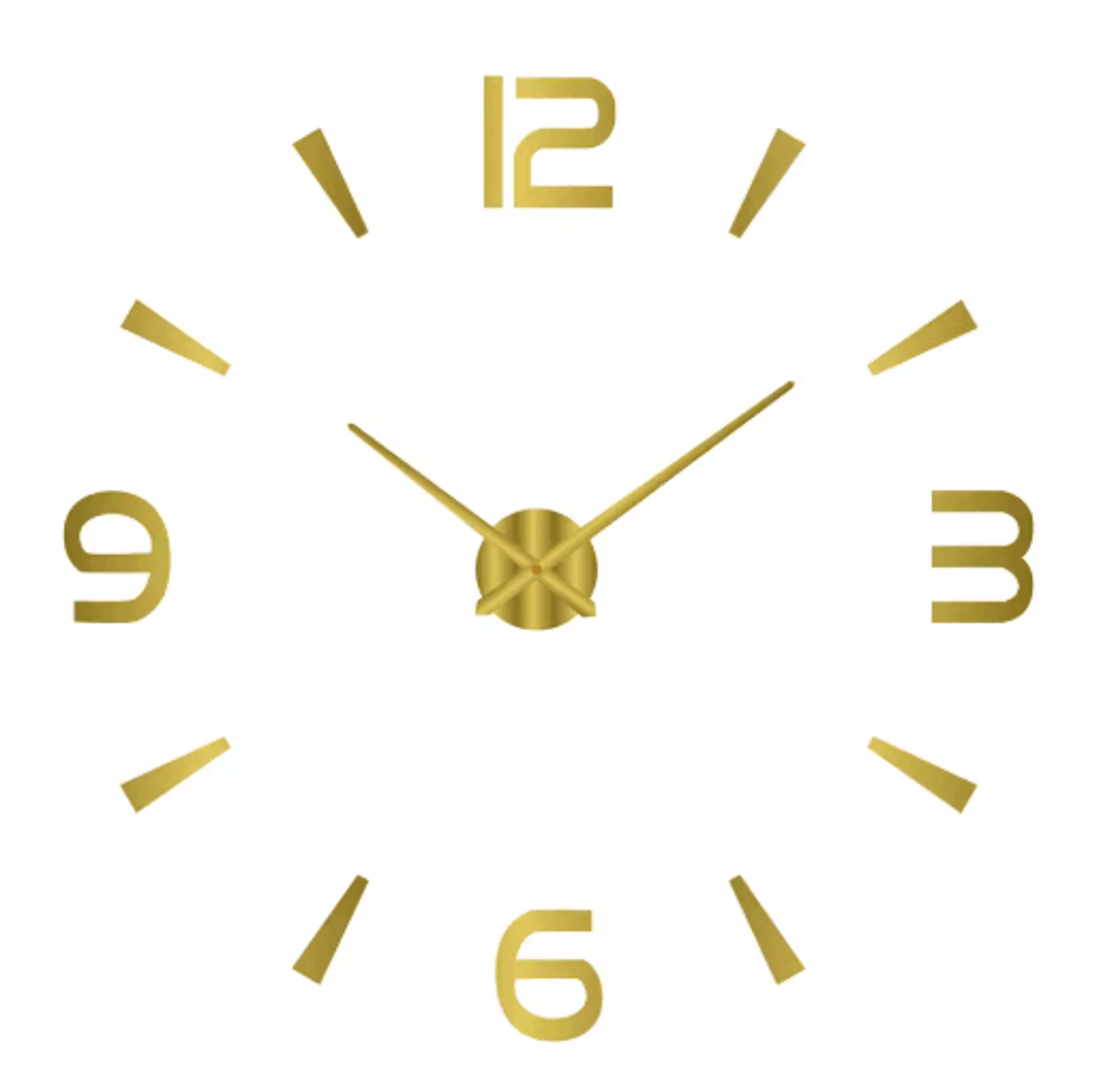 Large Roman Numeral Mirror Wall Clock  2D3D DIY Acrylic Quartz Clock 7