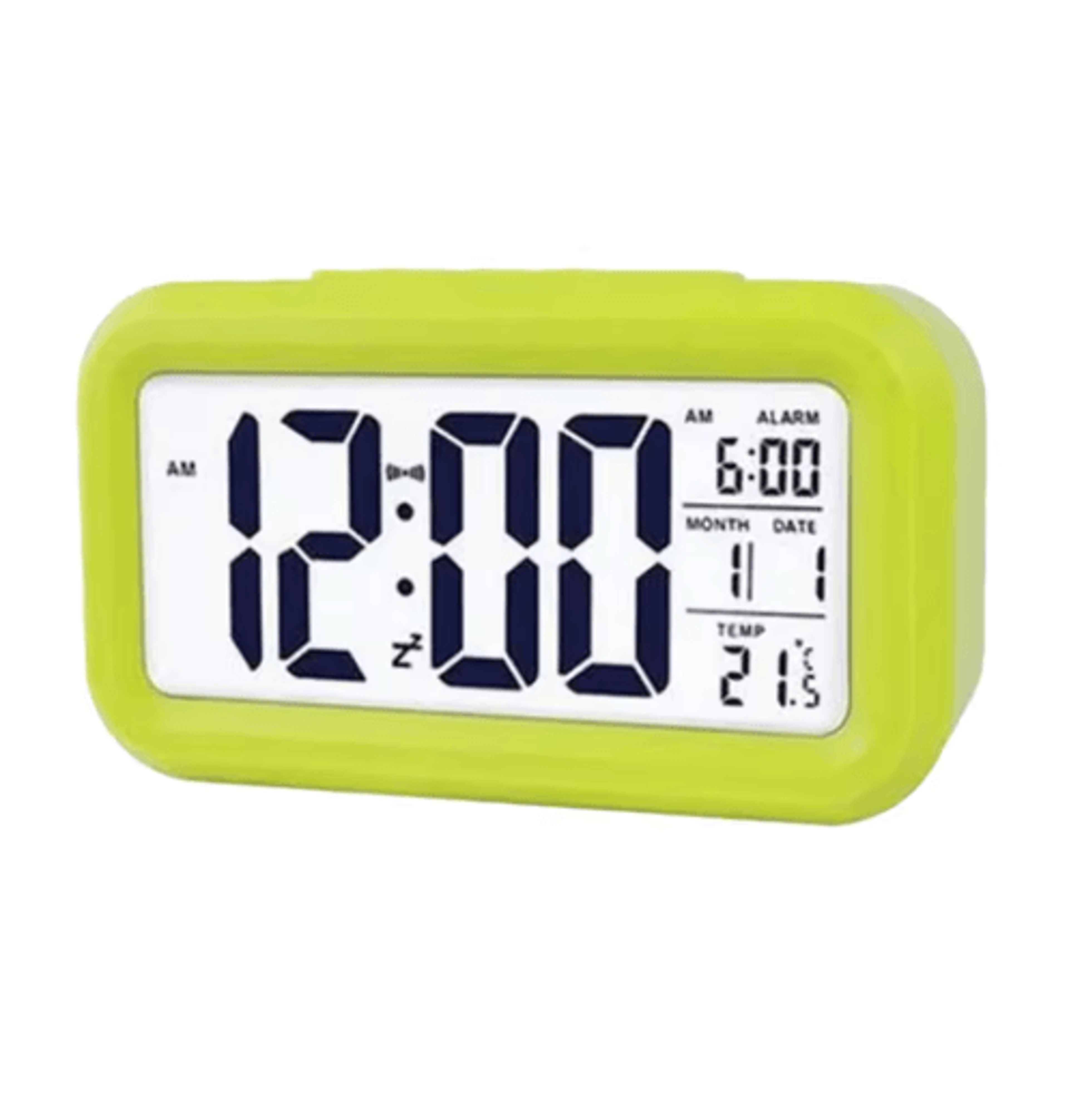 2in1 LCD Alarm Clock  Night Light  Compact WakeUp Clock With Increasing Beep 3