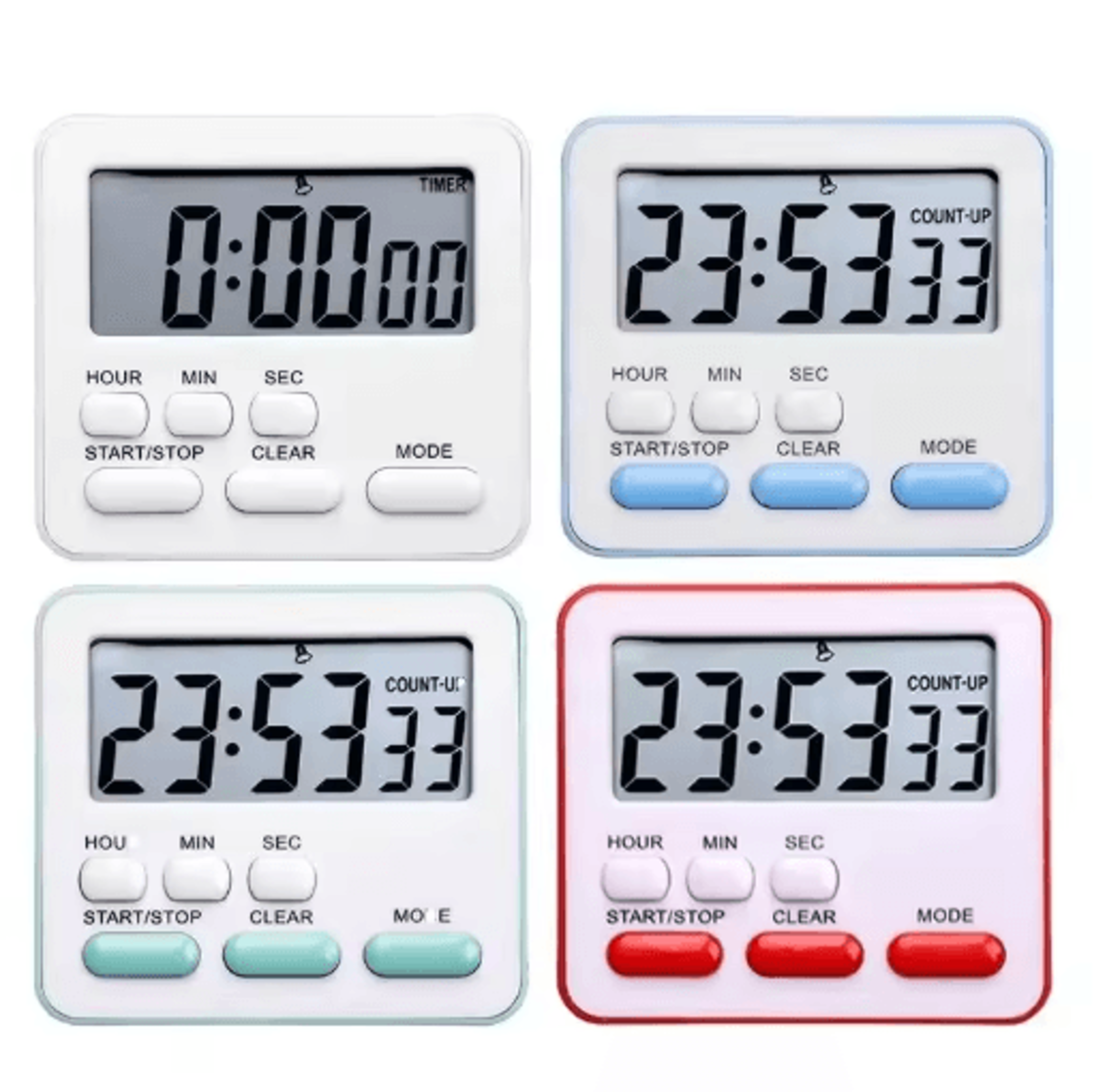Amagi Digital Kitchen Timer  Cooking Alarm Stopwatch  Sleep Timer Clock 8