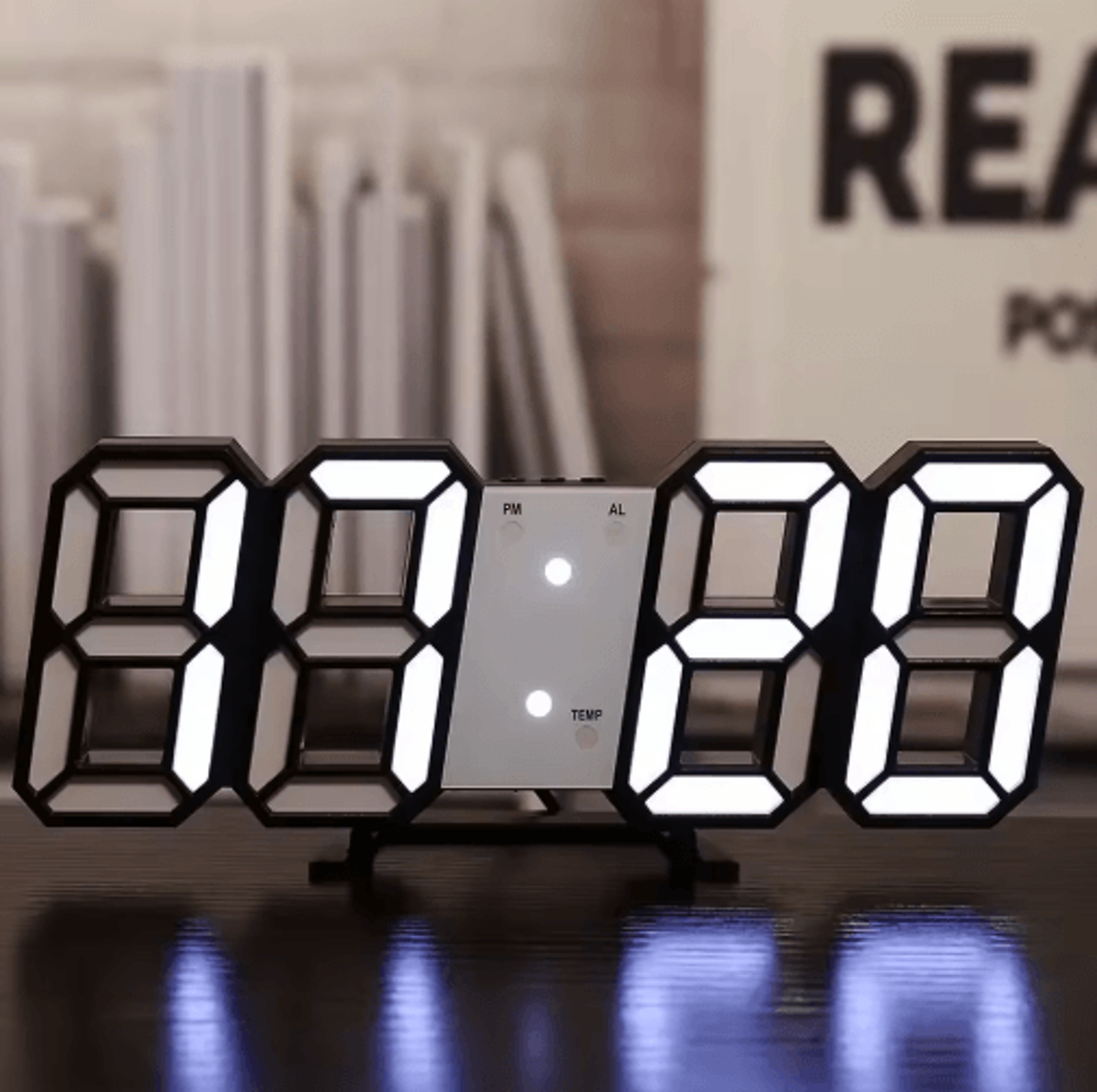 Modern Digital LED Clock  Wall  Table Alarm Clock For Stylish Home Decor 2