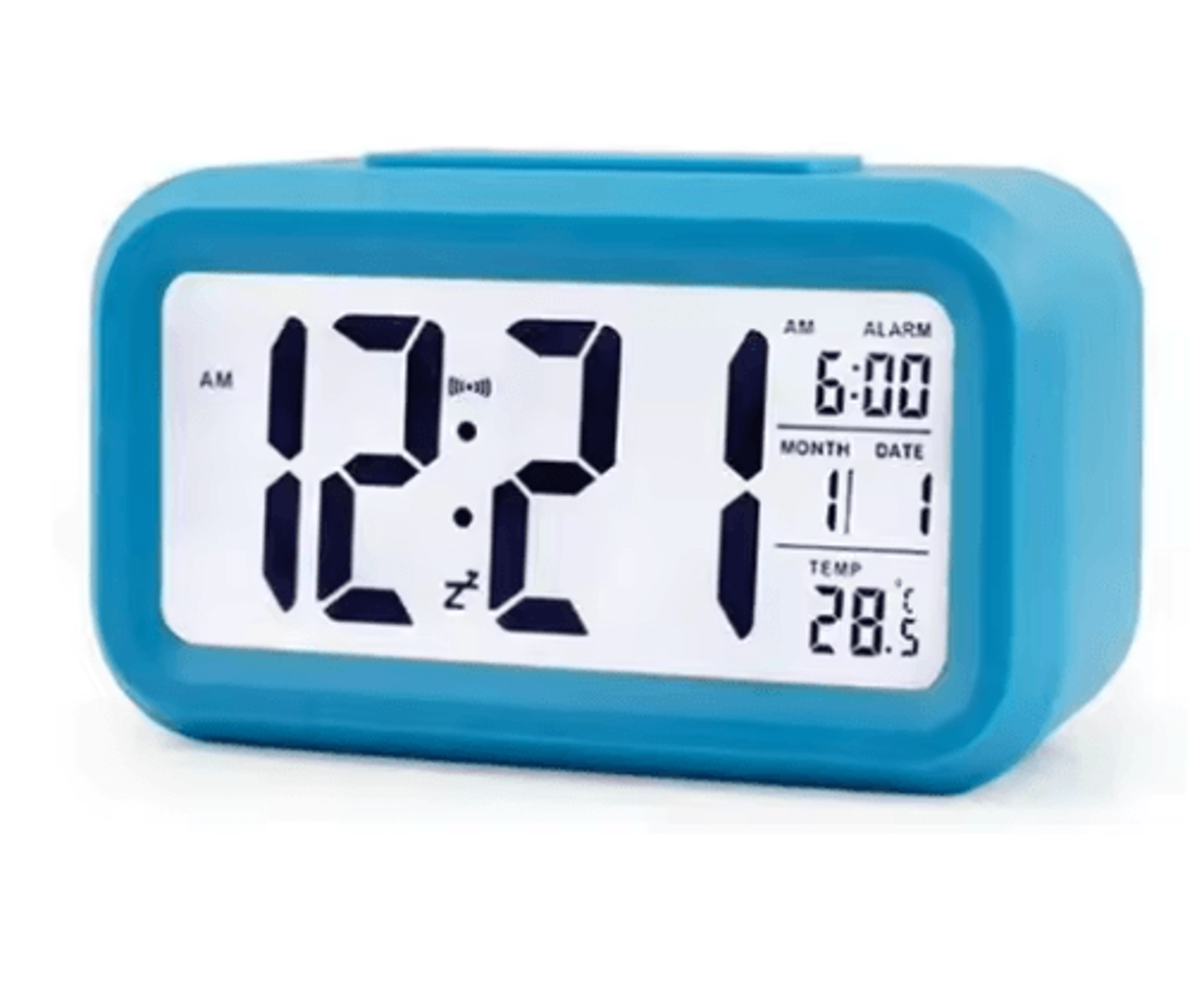 LED Digital Alarm Clock  Backlit Desk Clock With Snooze  Calendar 2