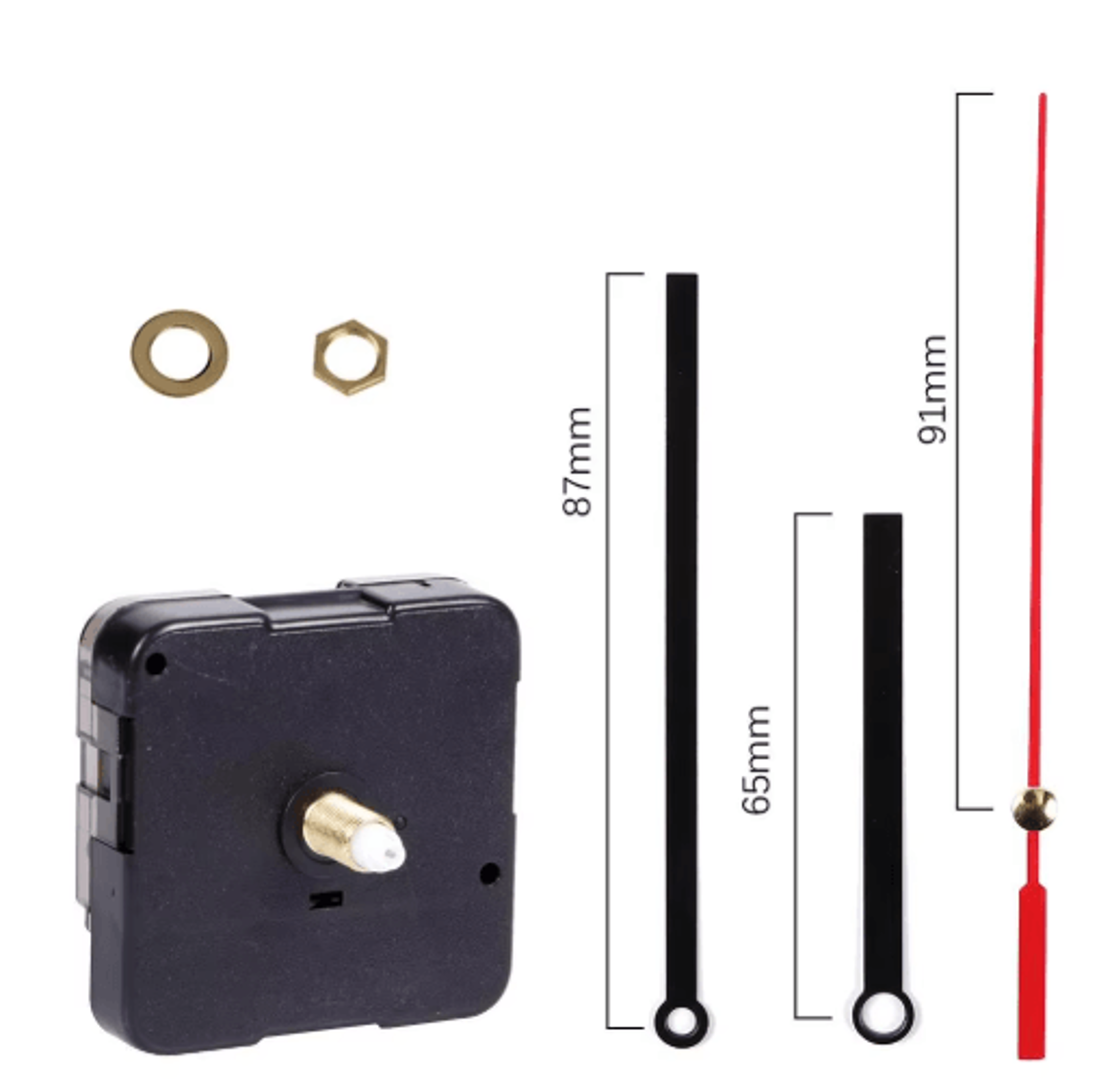 Silent Quartz Clock Mechanism  DIY Wall Clock Movement Replacement Part 29