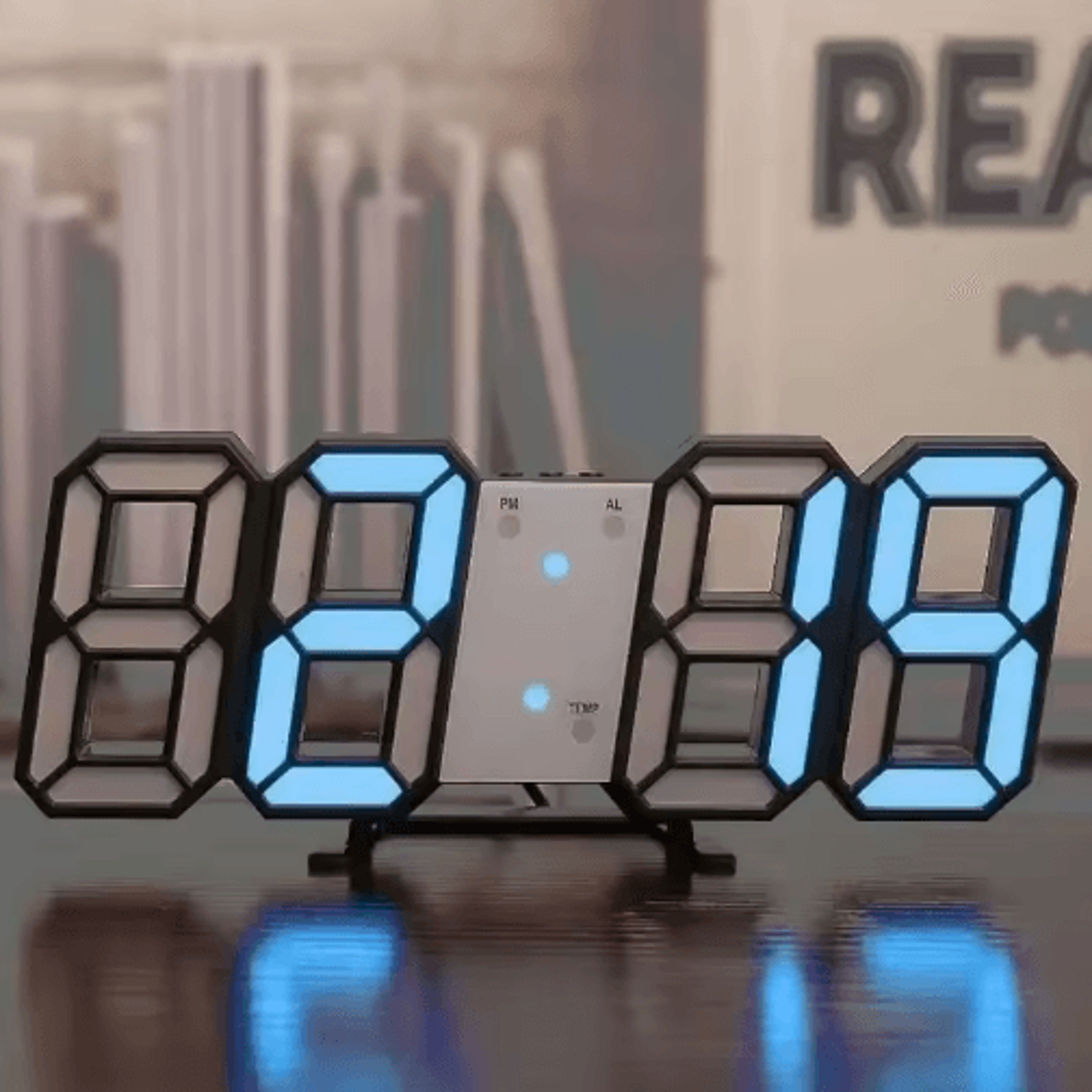 Modern Digital LED Clock Wall  Table Alarm Clock For Stylish Home Decor 3