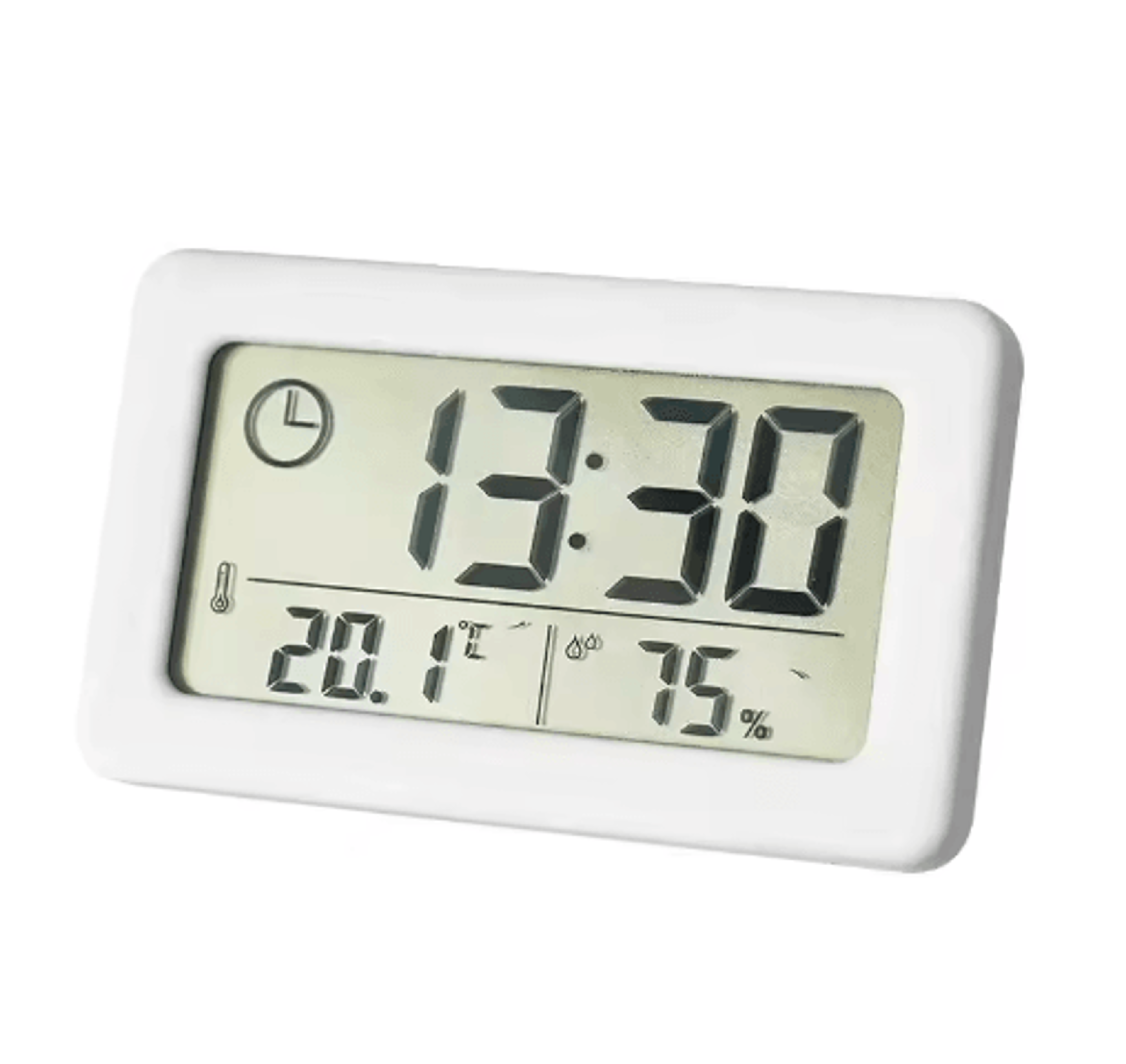 Digital Temperature  Humidity Clock  LCD Hygrometer Wall  Table Monitor 1