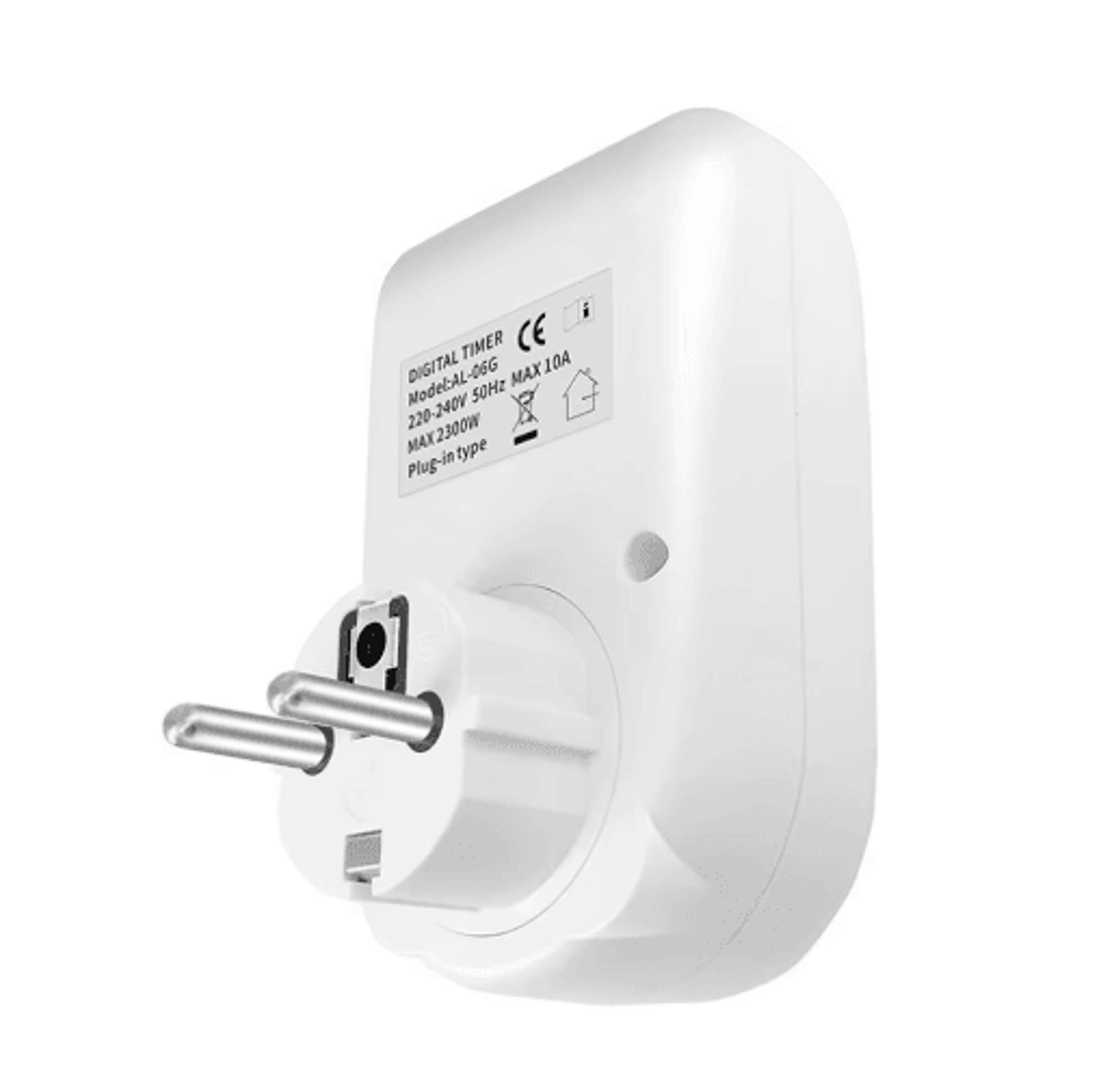 EU Plug Digital Timer Outlet  Weekly Programmable OnOff Switch 4