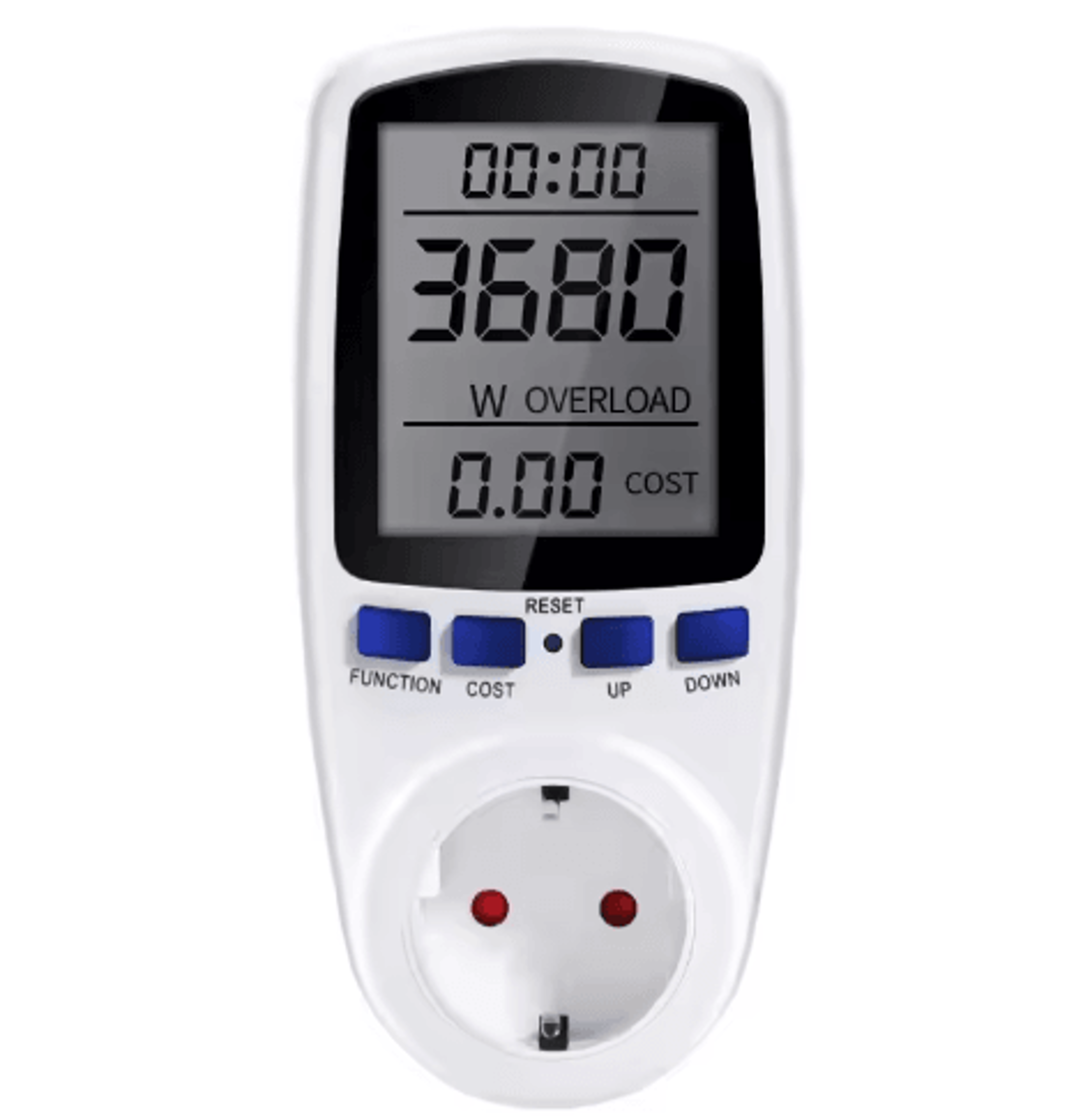220V Digital Power Meter  LCD Wattmeter  KWh Energy Monitor 1