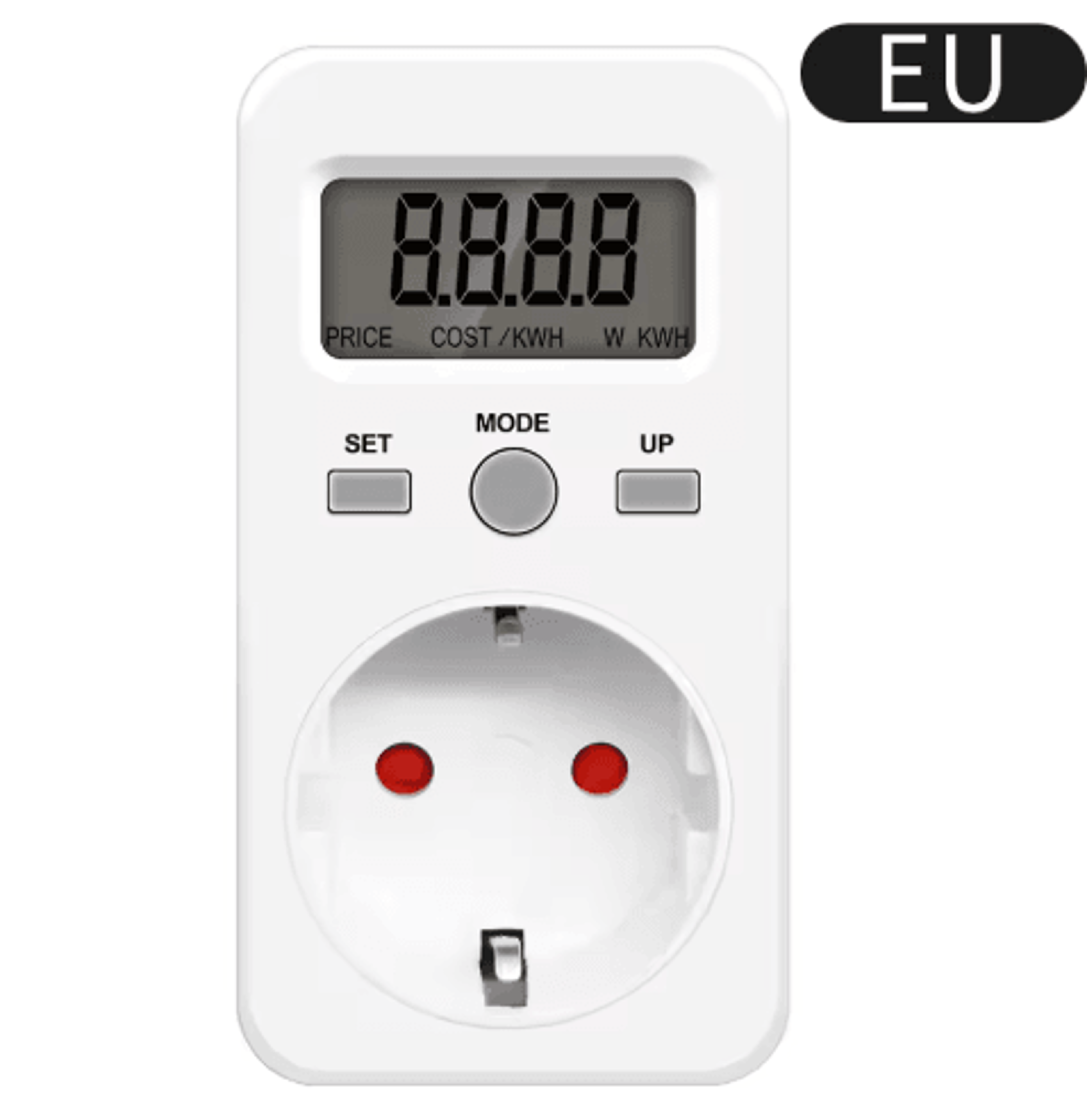 KWEPMB03 Digital Energy Meter  230V 16A Wattmeter Socket 7