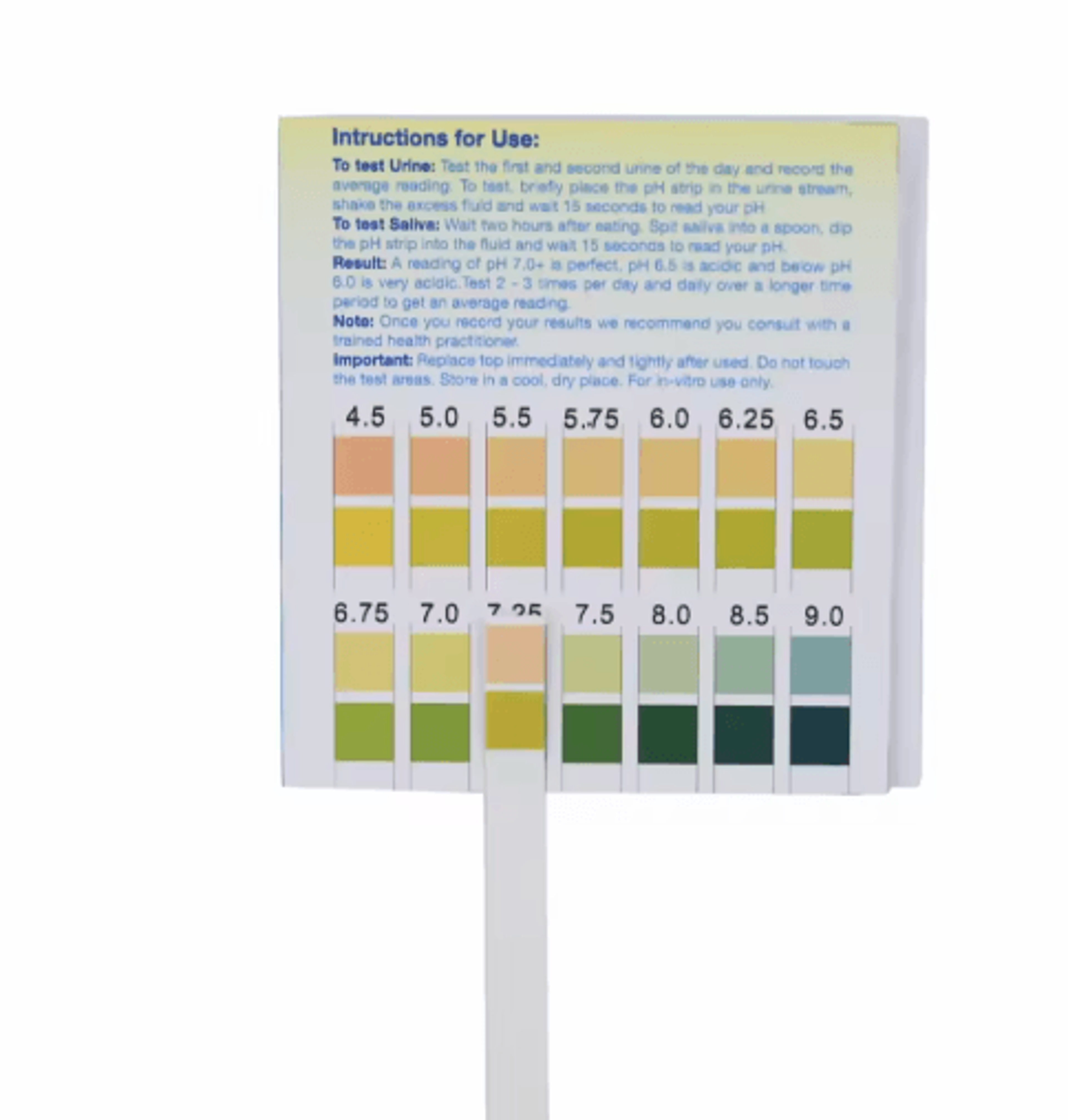 100 DualPad PH Test Strips  PH 4590 Urine  Saliva Testing 3