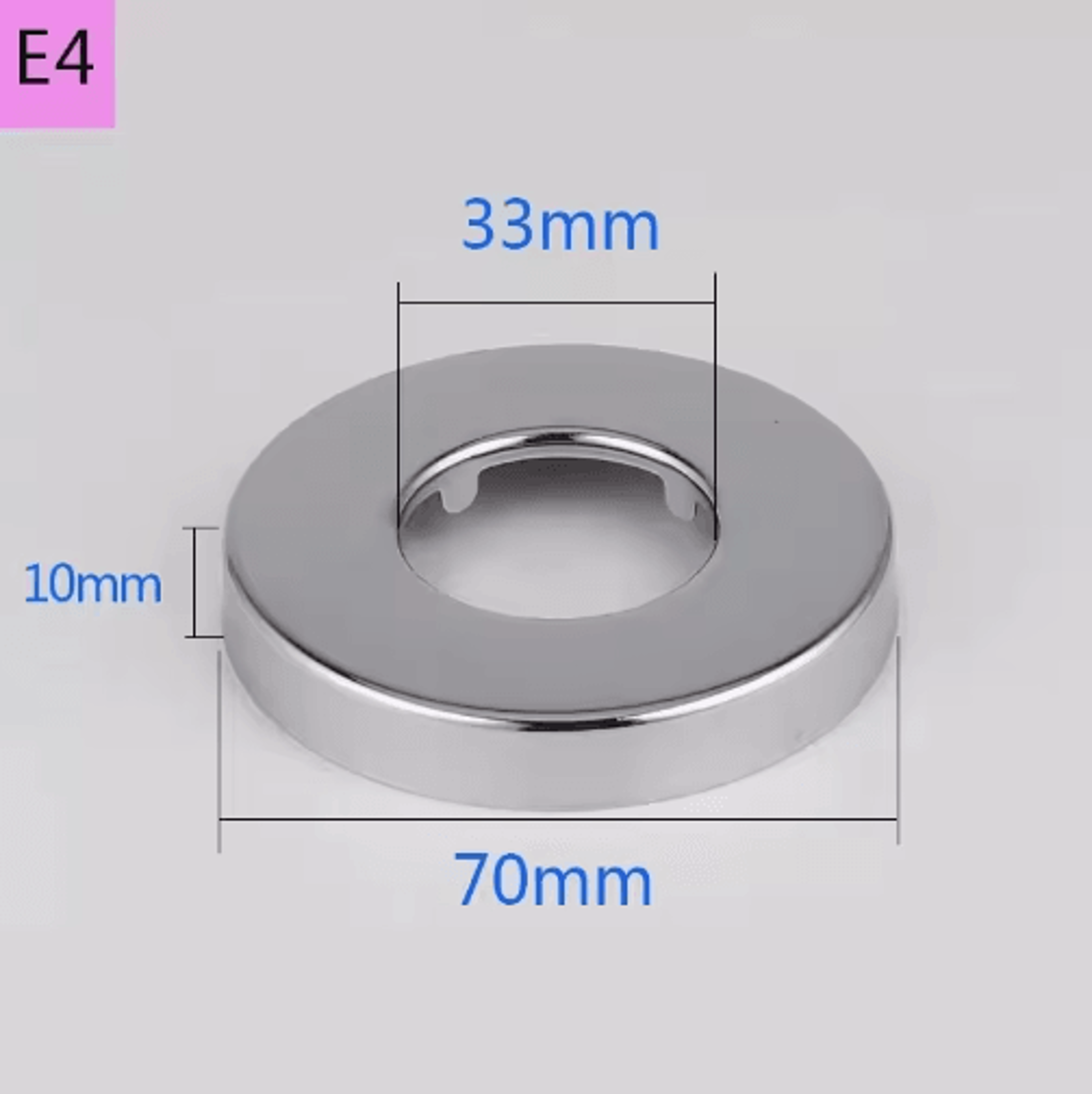 2PCS Stainless Steel Faucet Pipe Connectors  Heightened Decorative Valve Covers 9