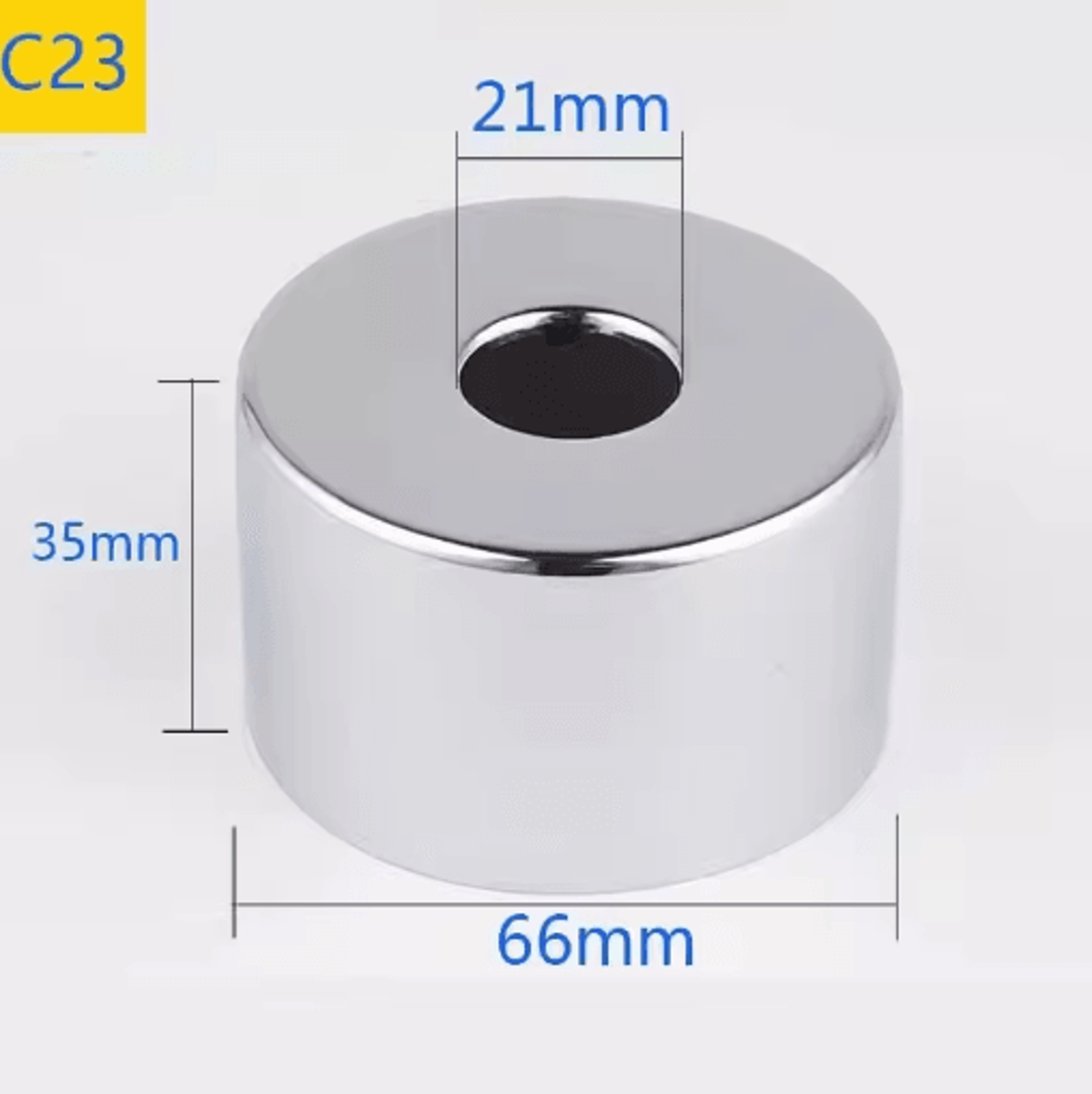 2PCS Stainless Steel Faucet Pipe Connectors  Heightened Decorative Valve Covers 21