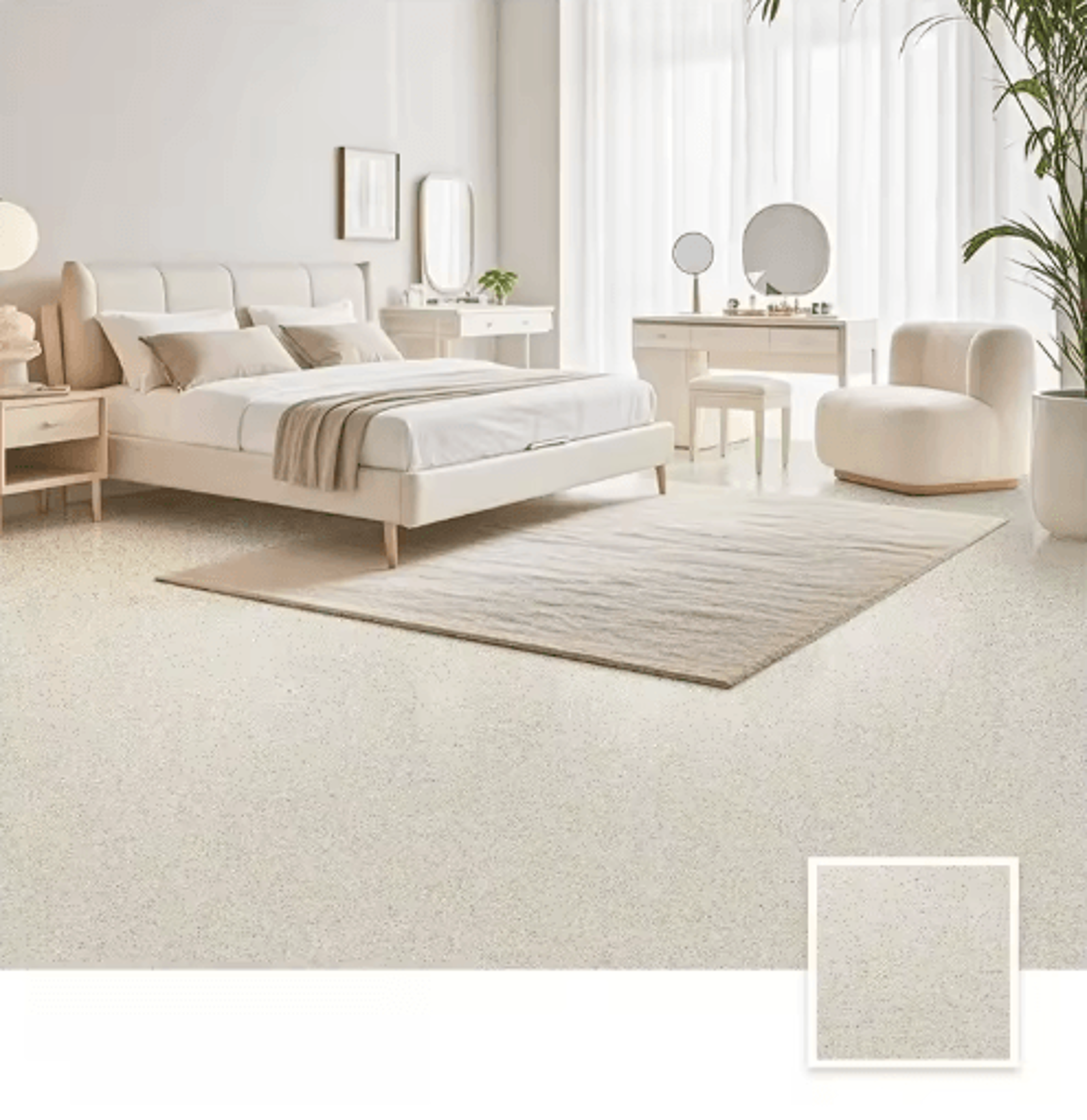 500g SelfLeveling Epoxy Floor Paint  Marble Effect Waterproof Coating 6
