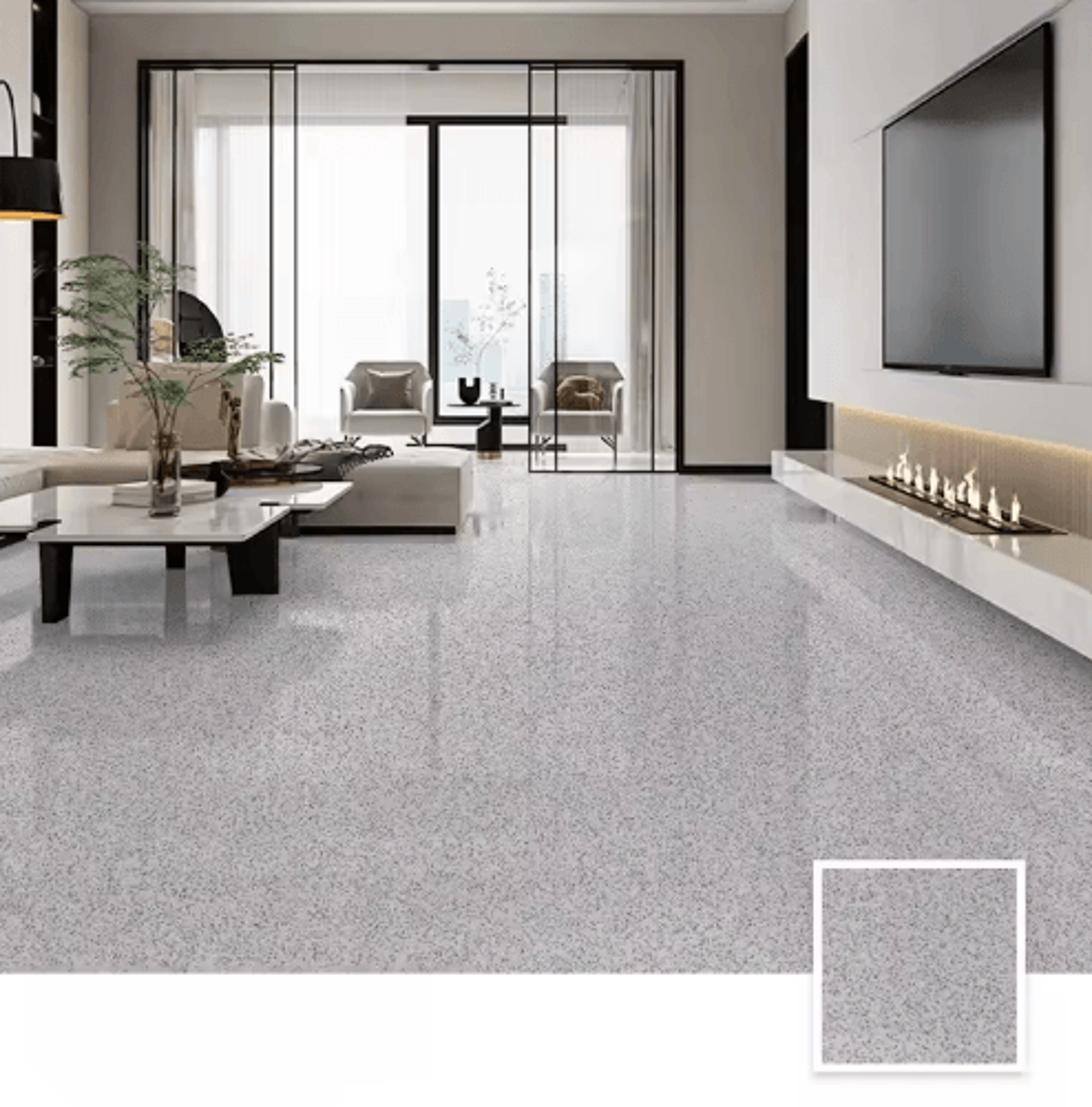 500g SelfLeveling Epoxy Floor Paint  Marble Effect Waterproof Coating 11